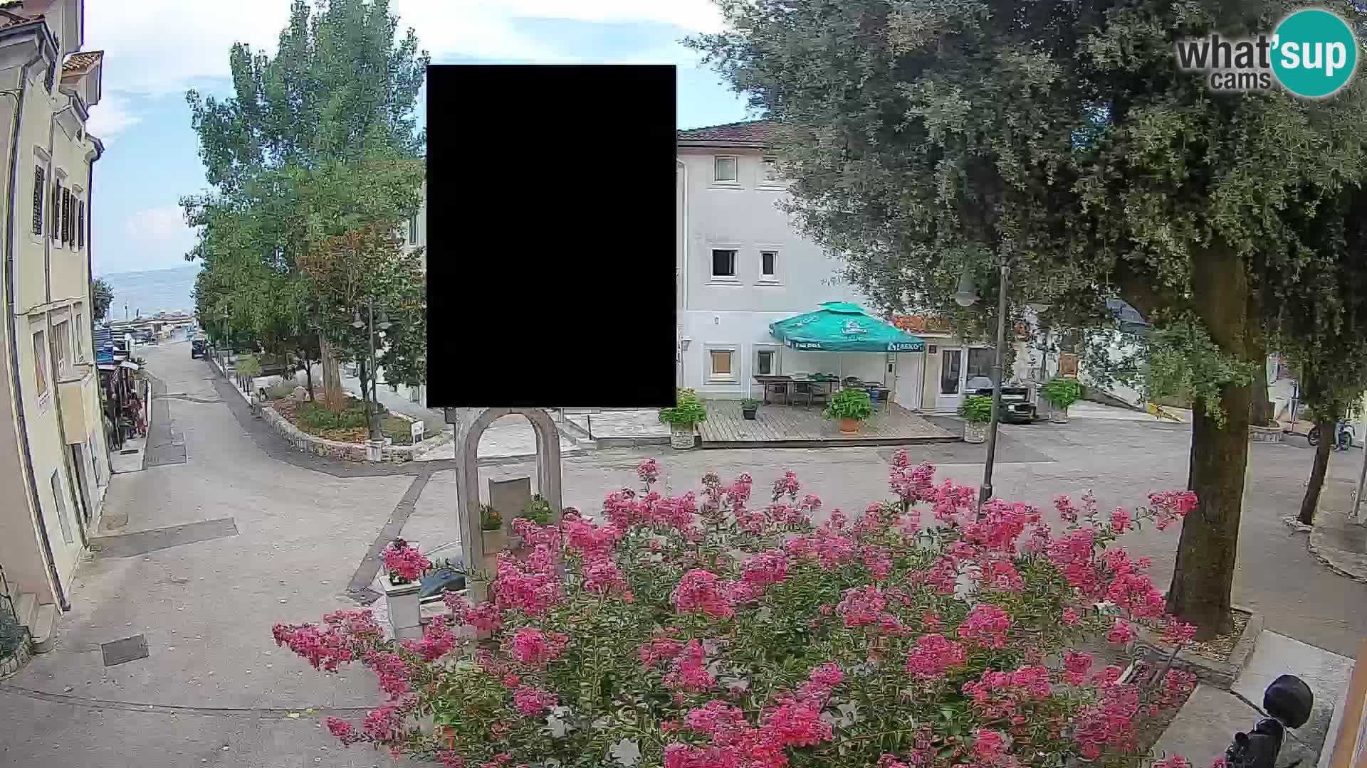 Webcam centre de Mošćenička Draga – Vue en direct du centre-ville