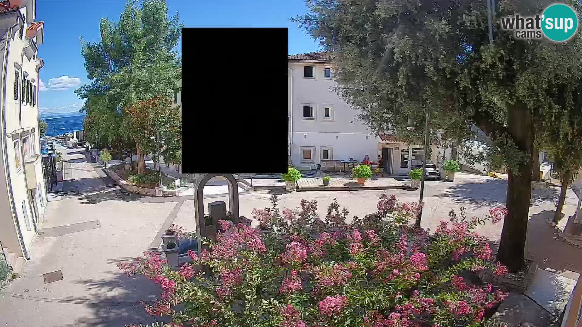 Webcam Centro Draga di Moschiena – Vista live sul centro