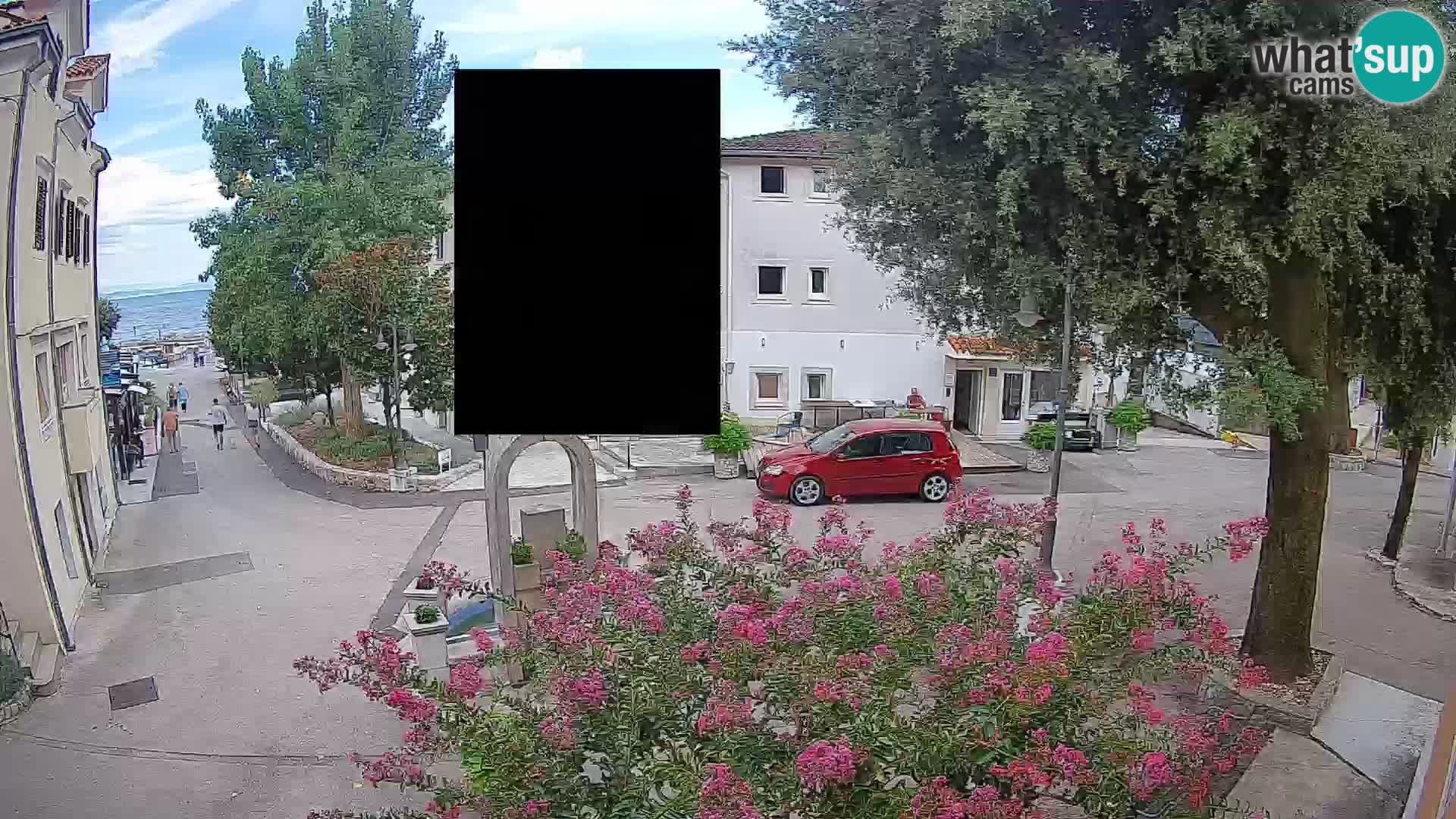 Webcam Mošćenička Draga Center – Live View of the Town Center
