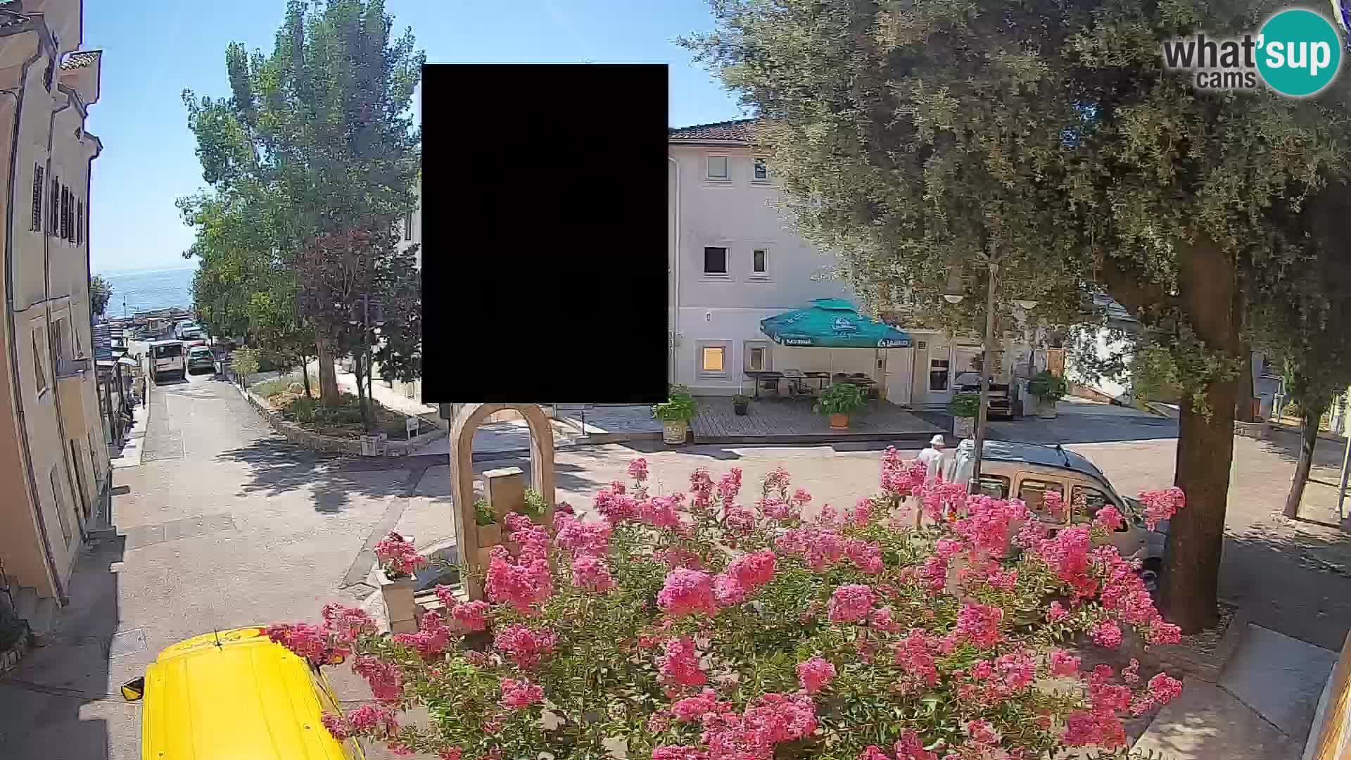 Webcam Centro Draga di Moschiena – Vista live sul centro