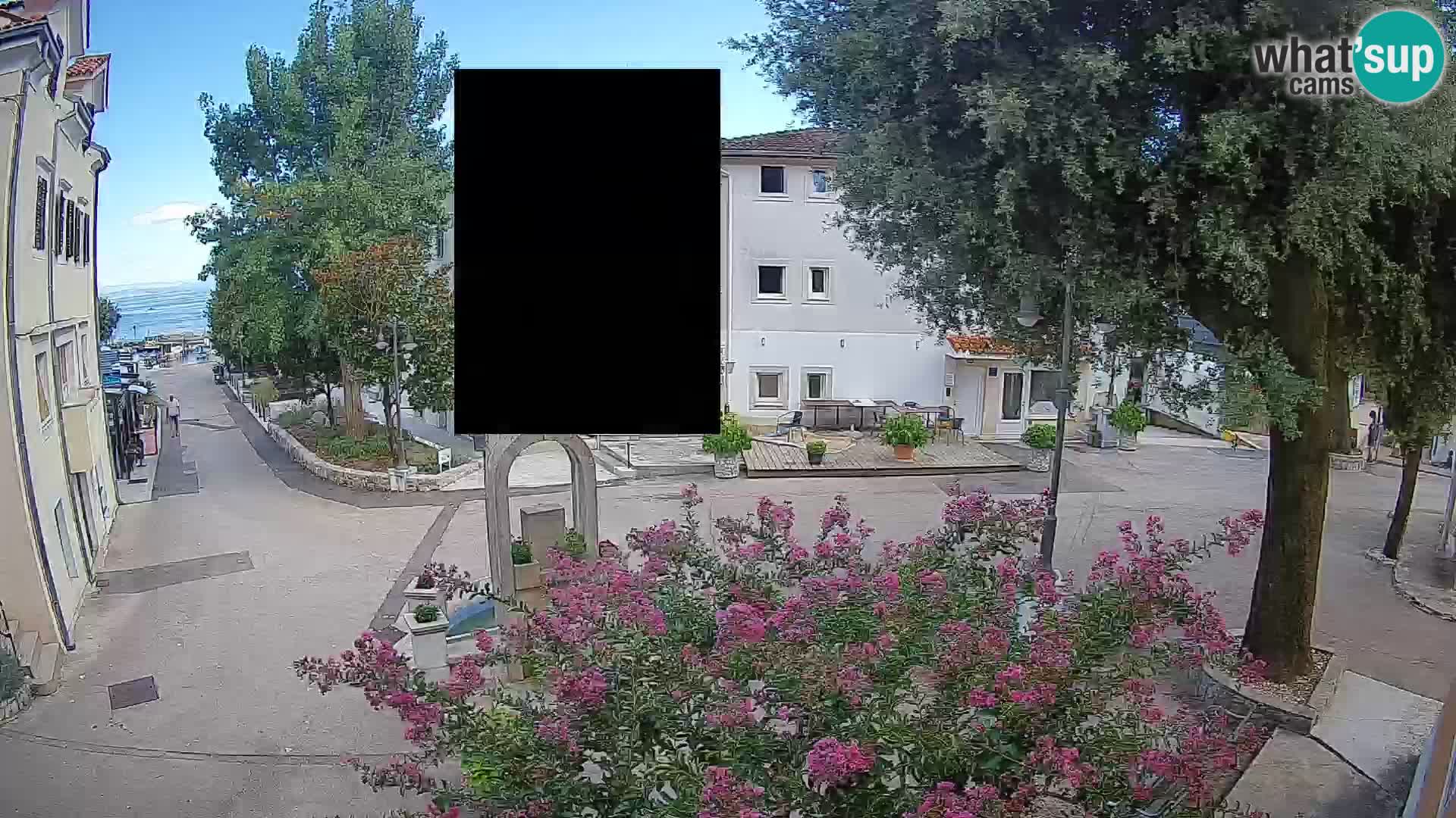 Webcam Mošćenička Draga Zentrum – Liveblick auf das Ortszentrum