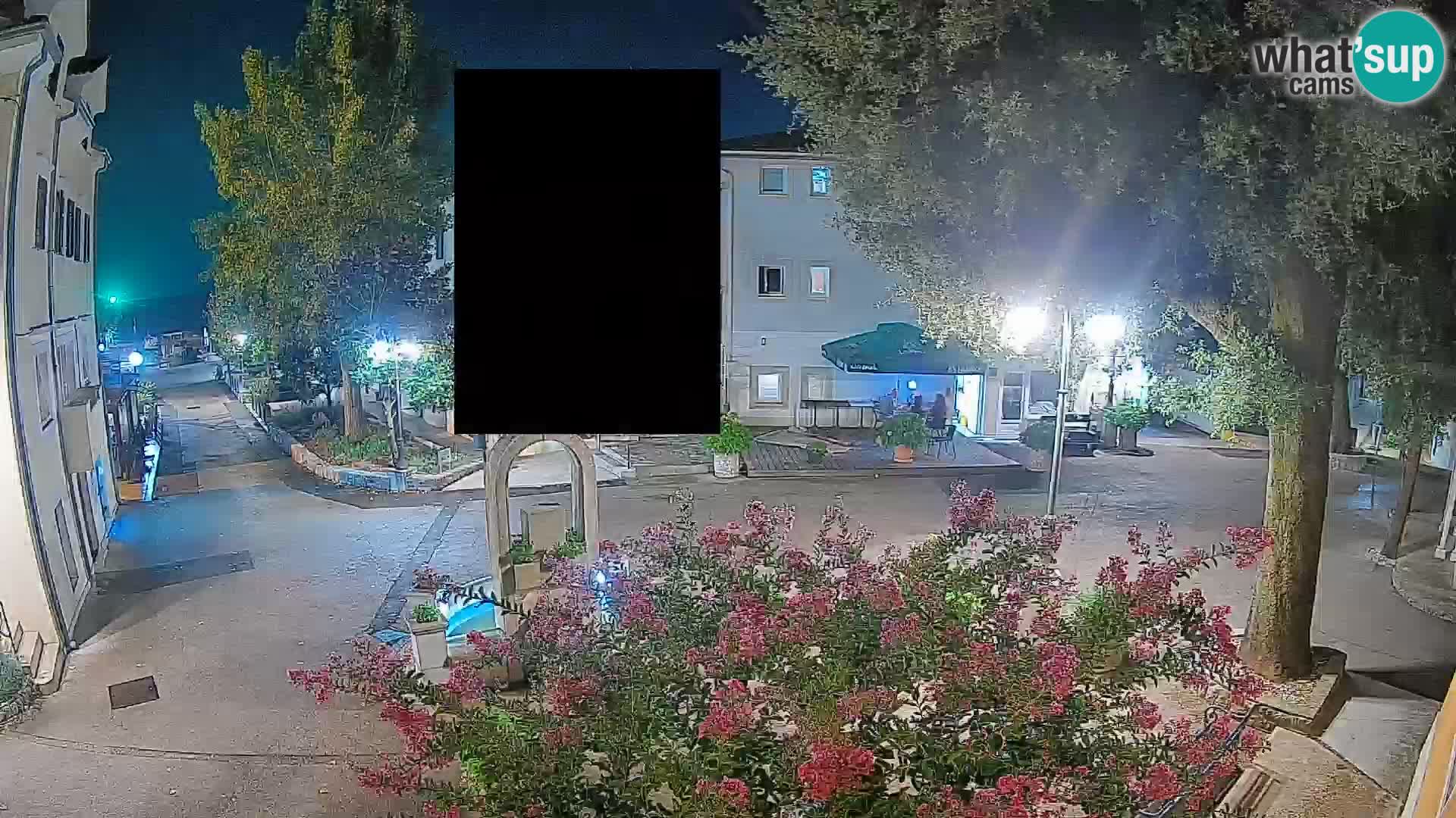 Webcam Mošćenička Draga Center – Live View of the Town Center
