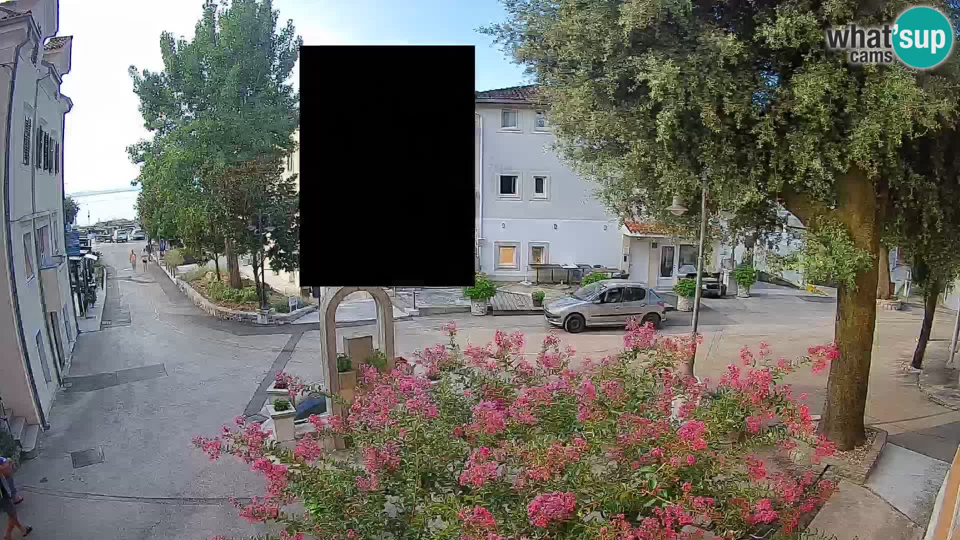 Webcam Mošćenička Draga Center – Live View of the Town Center
