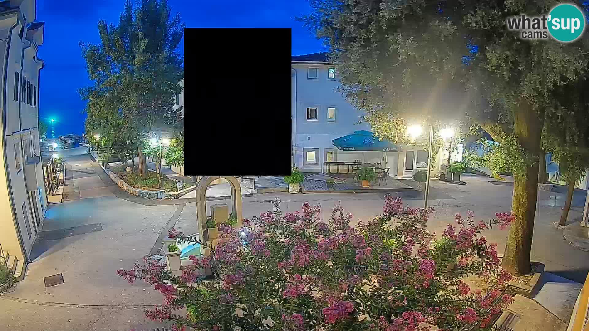 Webcam centre de Mošćenička Draga – Vue en direct du centre-ville