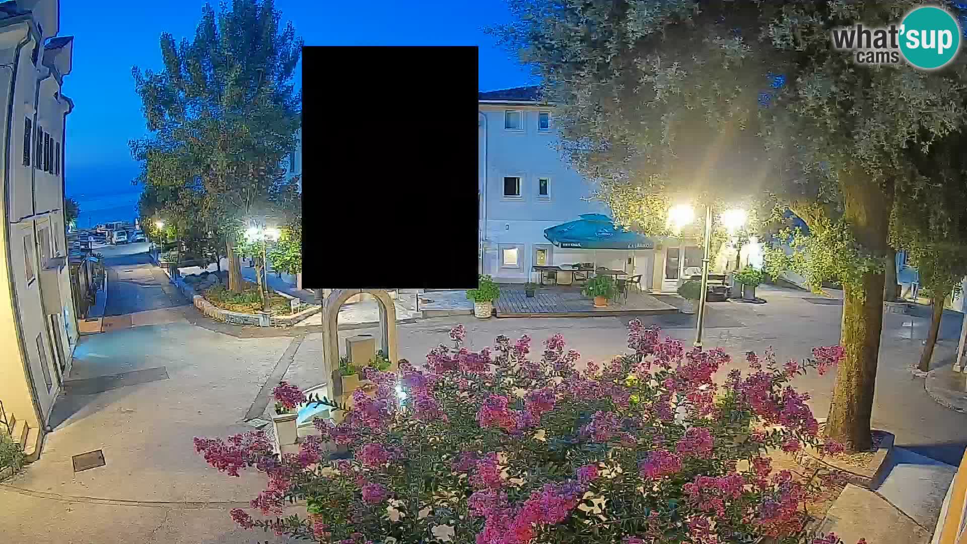 Webcam Mošćenička Draga Center – Live View of the Town Center