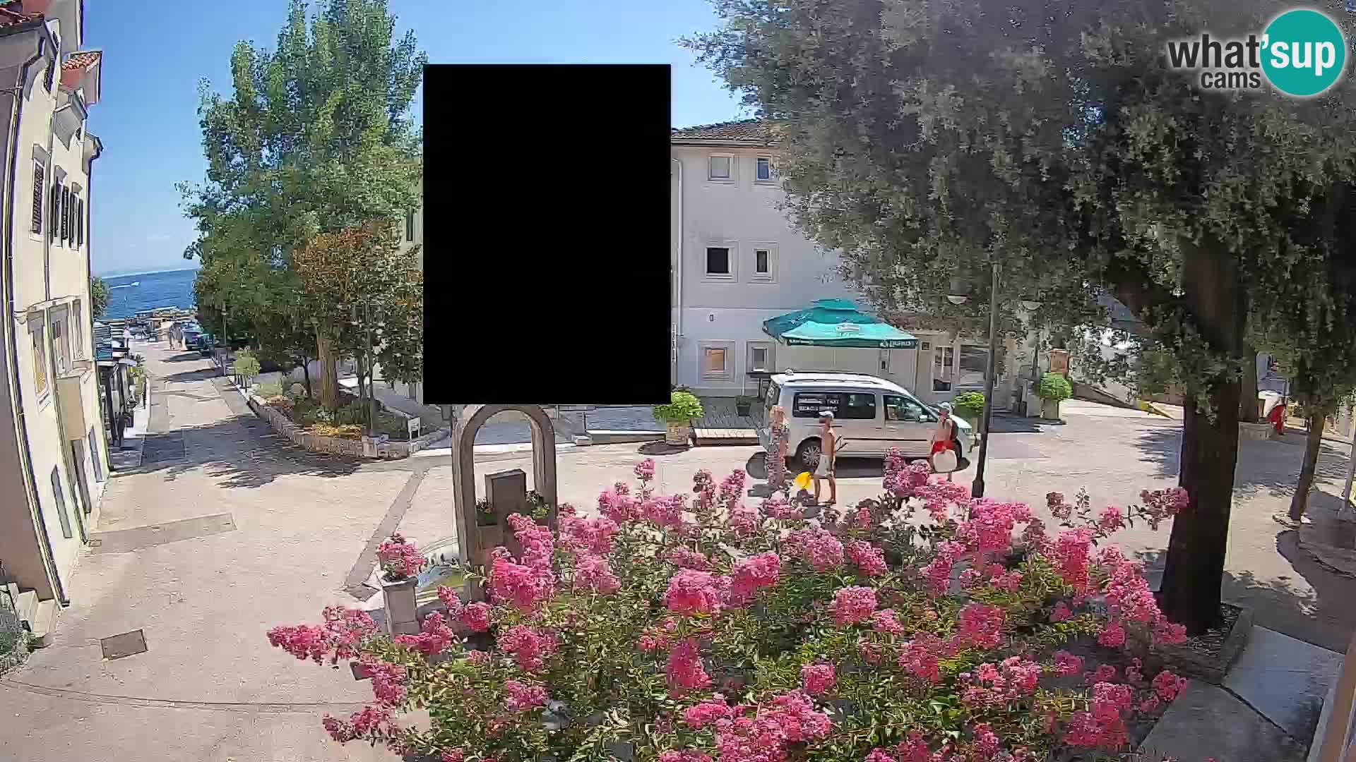 Webcam Mošćenička Draga Zentrum – Liveblick auf das Ortszentrum