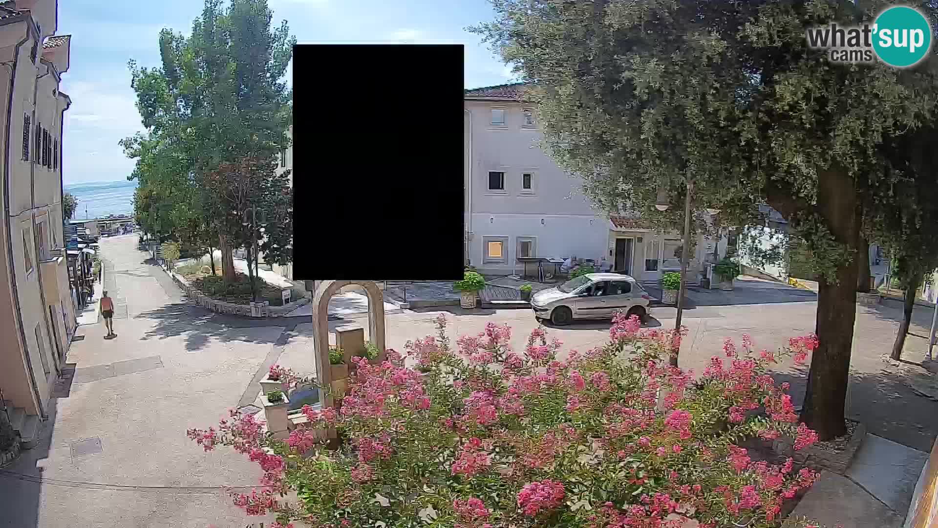 Webcam Mošćenička Draga Zentrum – Liveblick auf das Ortszentrum