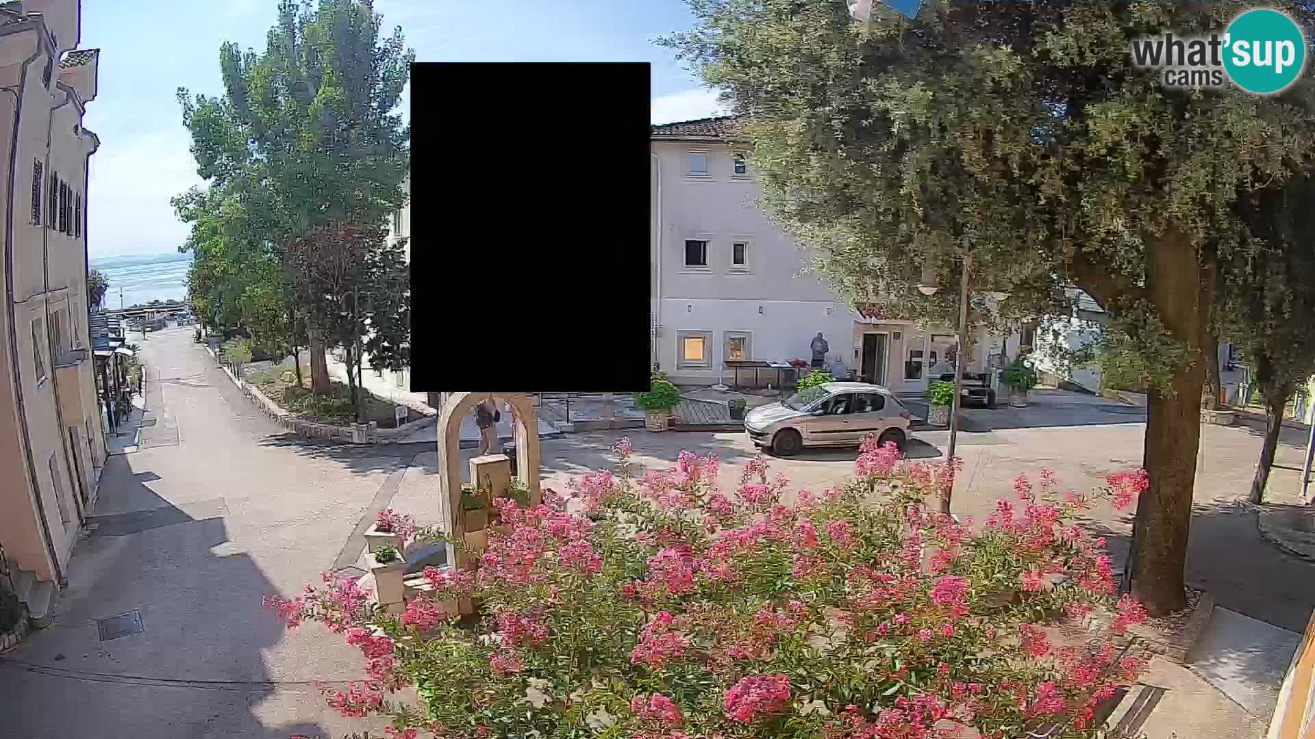 Webcam centre de Mošćenička Draga – Vue en direct du centre-ville