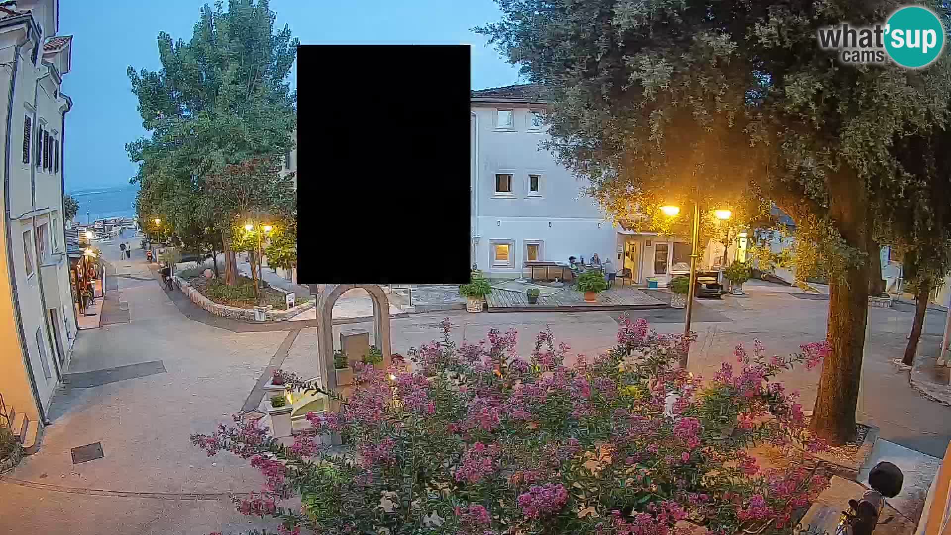 Webcam Mošćenička Draga Zentrum – Liveblick auf das Ortszentrum