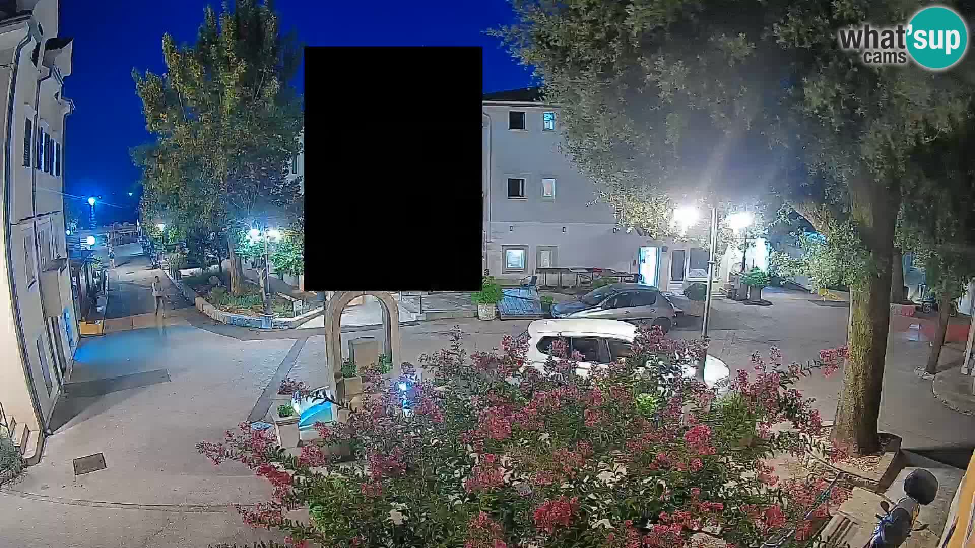 Webcam Mošćenička Draga Center – Live View of the Town Center