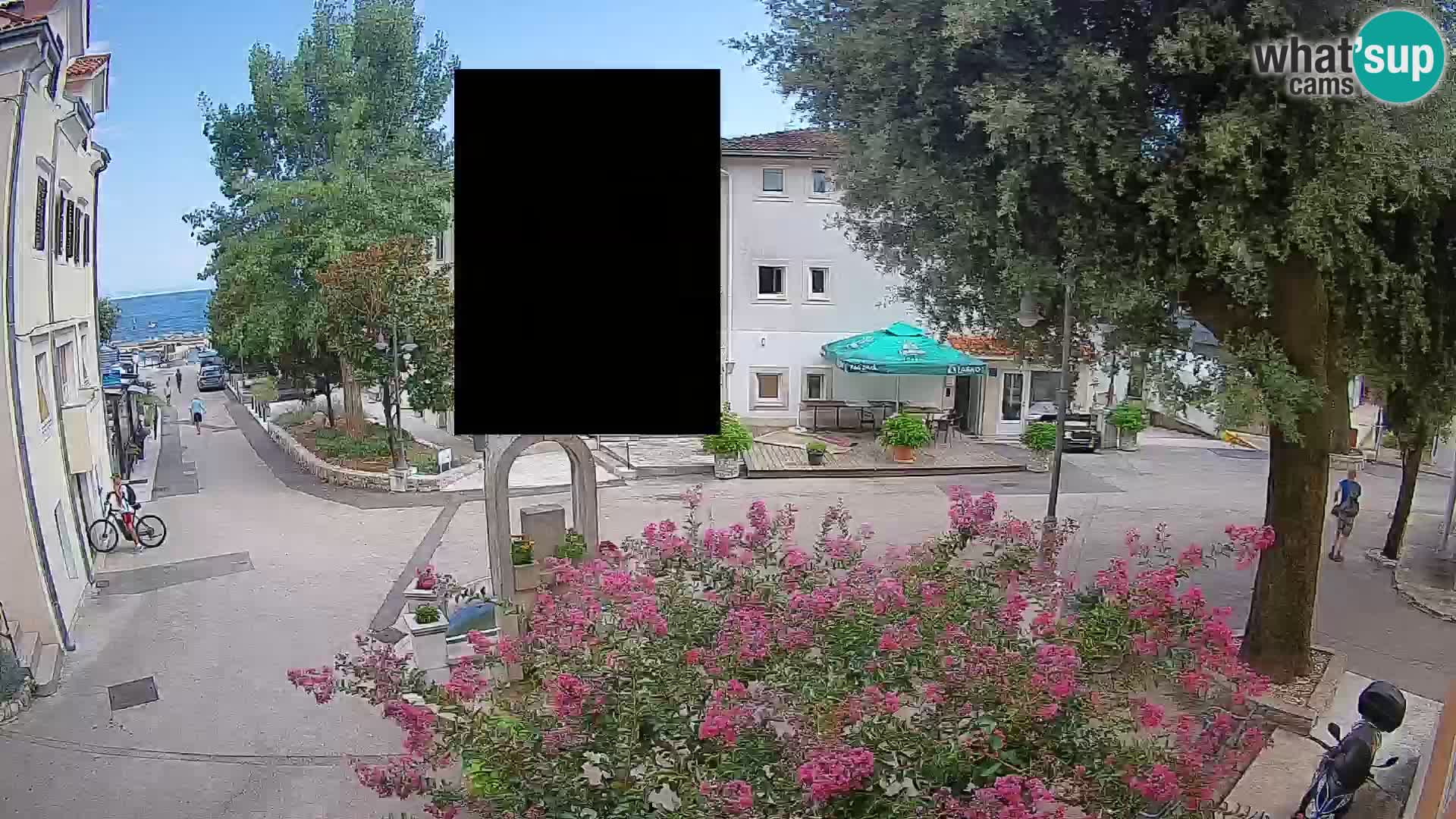 Webcam Mošćenička Draga Zentrum – Liveblick auf das Ortszentrum