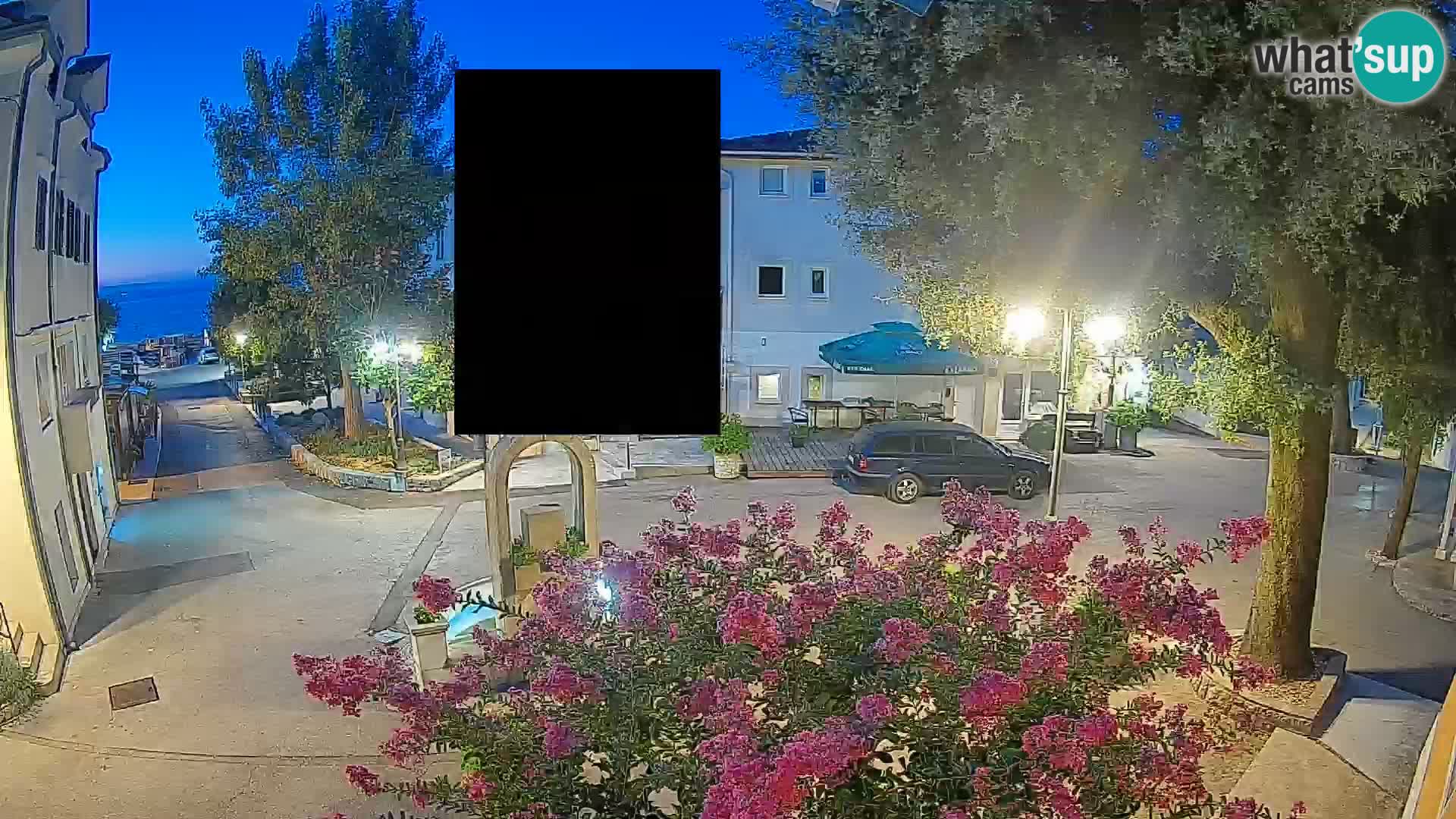 Webcam centre de Mošćenička Draga – Vue en direct du centre-ville