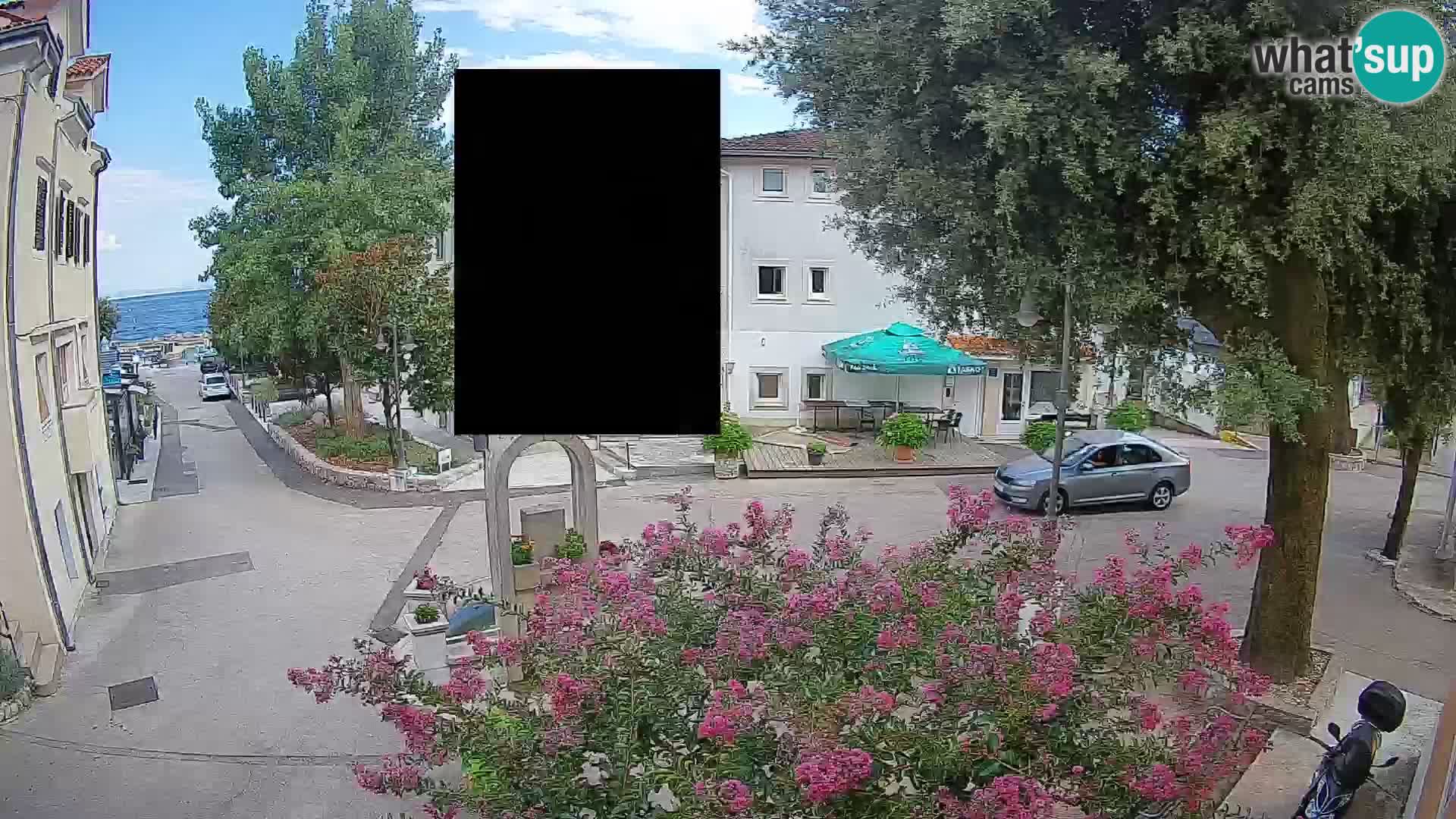 Webcam centre de Mošćenička Draga – Vue en direct du centre-ville