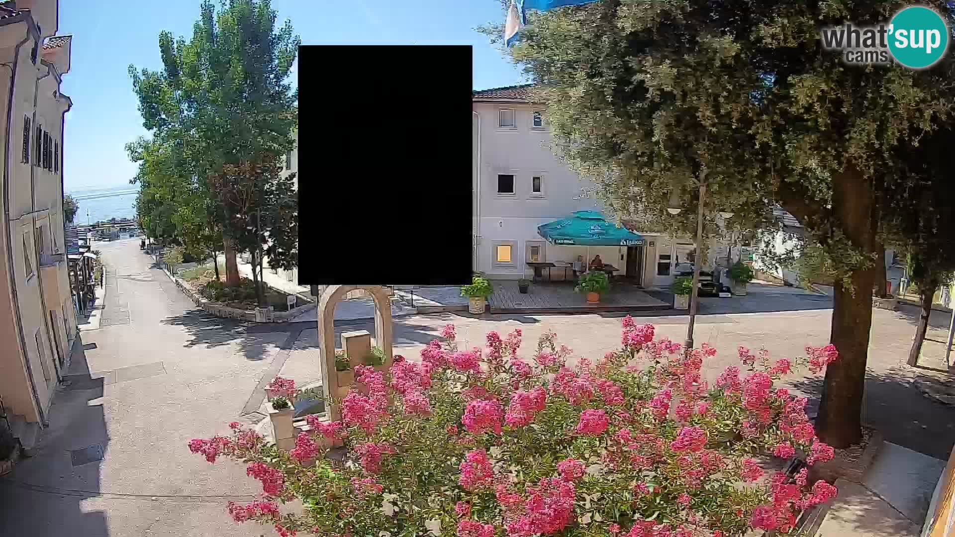 Webcam Mošćenička Draga Zentrum – Liveblick auf das Ortszentrum