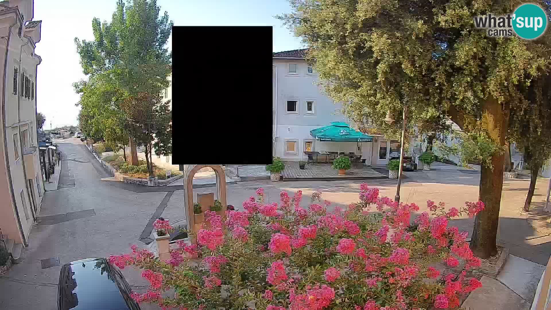 Webcam Mošćenička Draga Zentrum – Liveblick auf das Ortszentrum