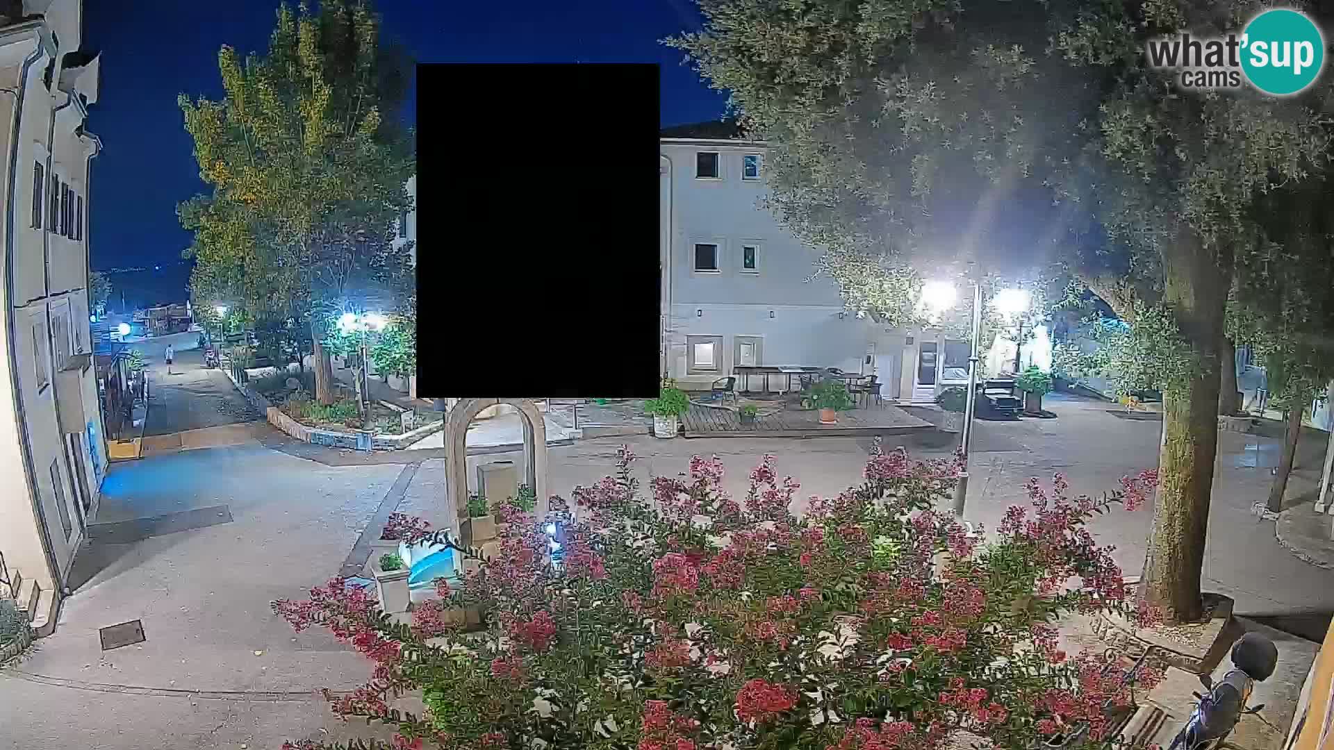 Webcam Mošćenička Draga Center – Live View of the Town Center