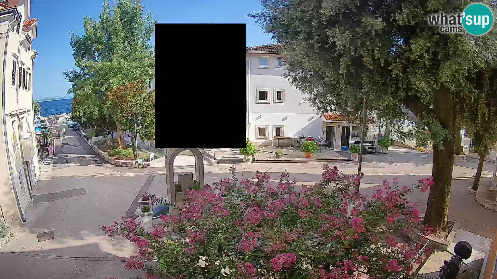 Web kamera centar Mošćeničke Drage – Pogled uživo
