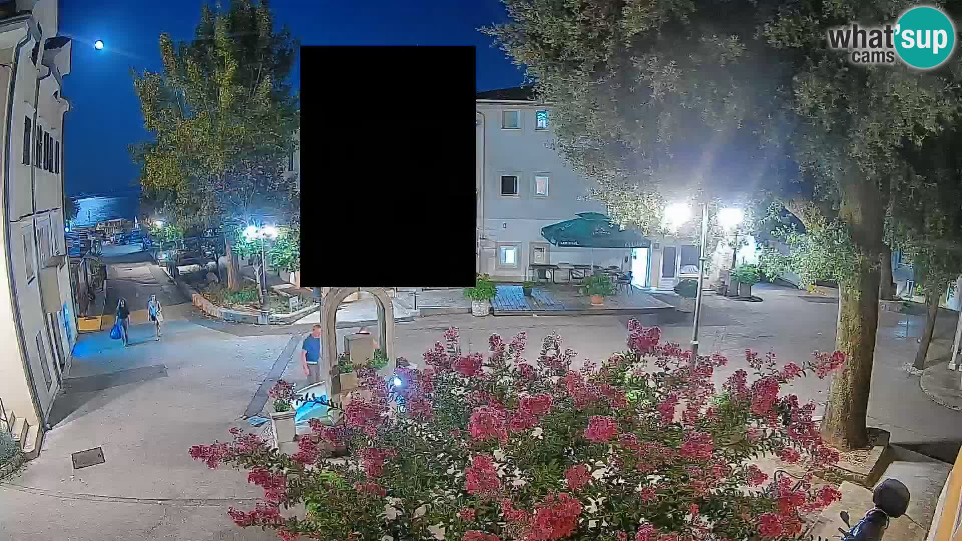 Webcam Mošćenička Draga Zentrum – Liveblick auf das Ortszentrum