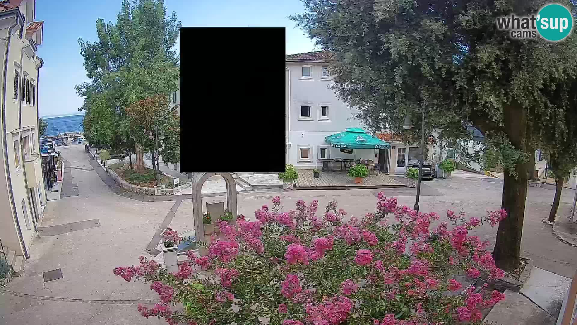 Webcam Centre de Mošćenička Draga – Vue en direct du centre-ville