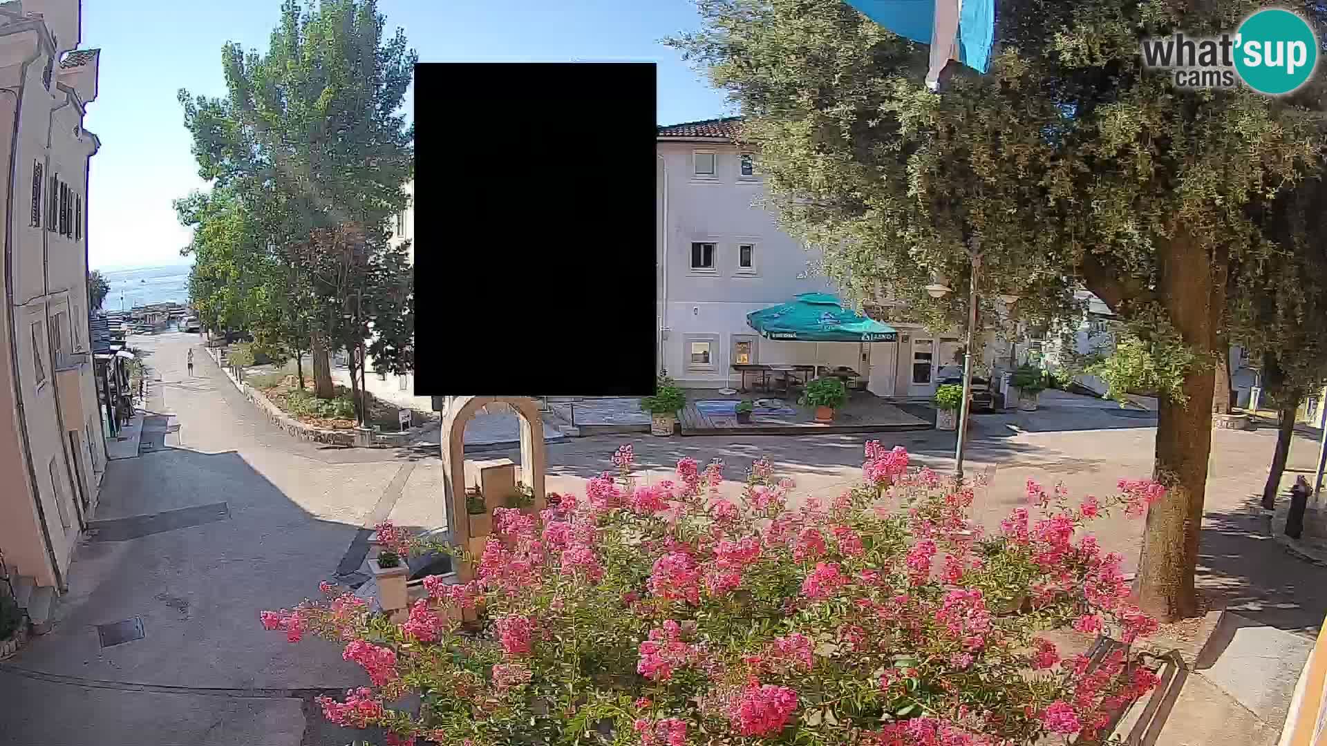 Webcam Centro Draga di Moschiena – Vista live sul centro