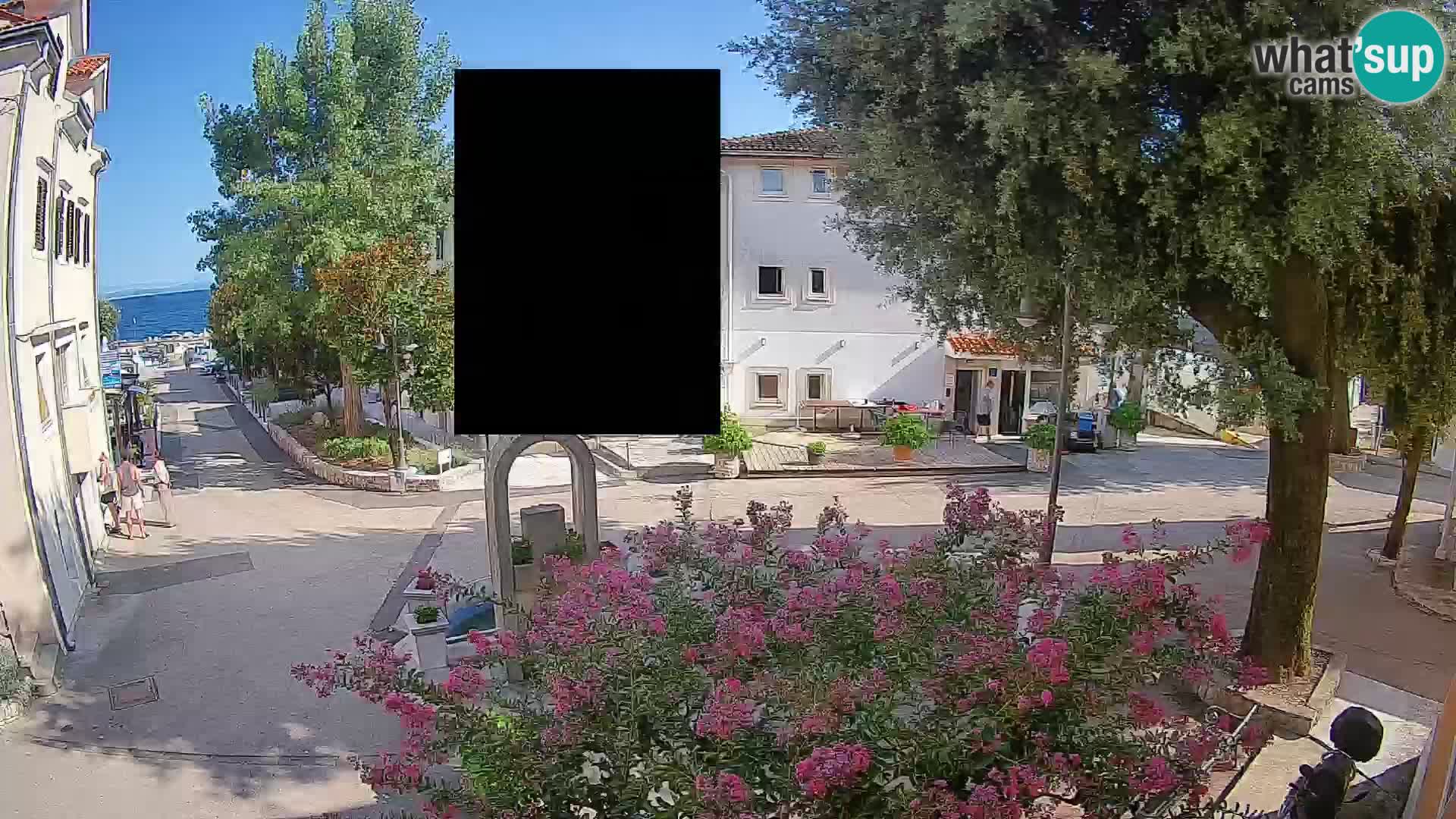 Webcam Centre de Mošćenička Draga – Vue en direct du centre-ville