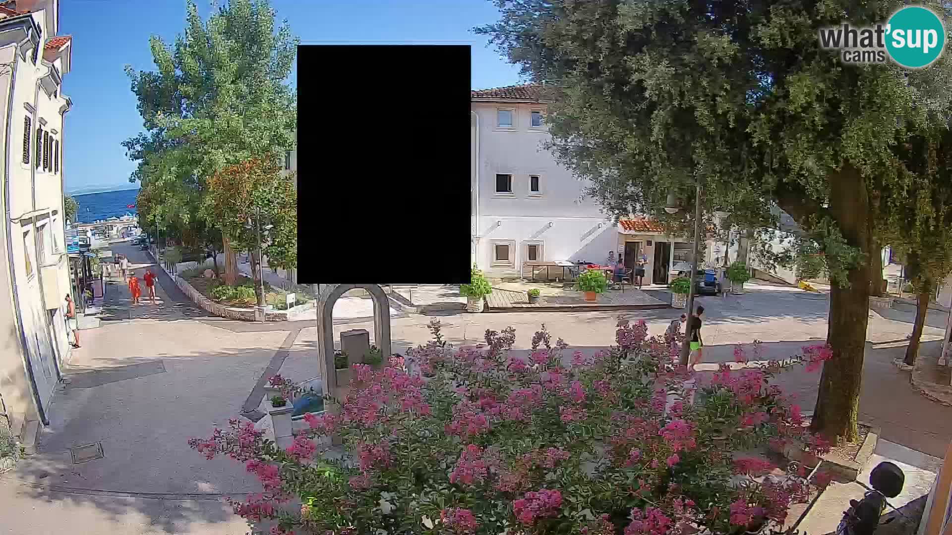 Webcam Centro Draga di Moschiena – Vista live sul centro