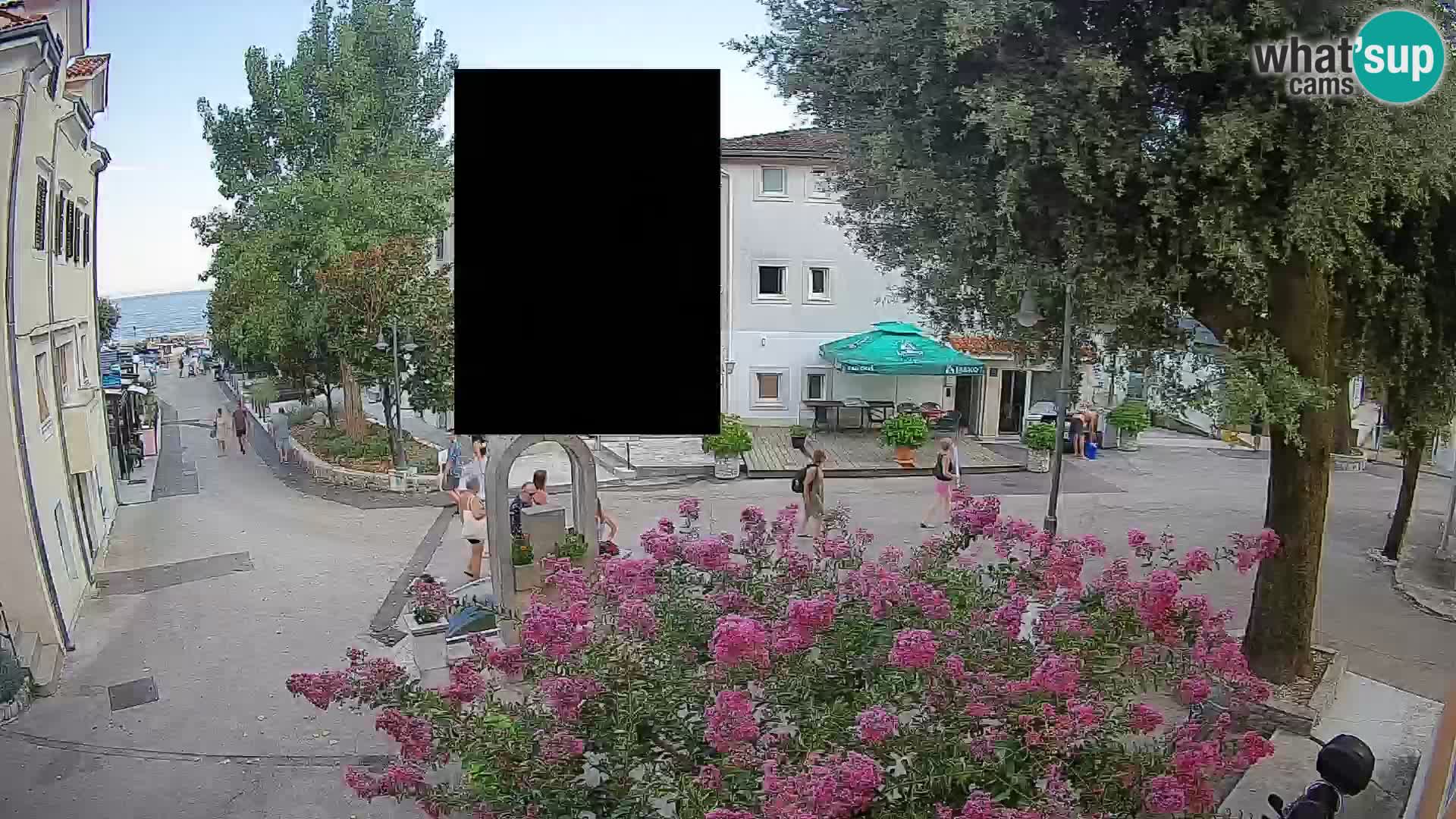 Webcam Mošćenička Draga Zentrum – Liveblick auf das Ortszentrum