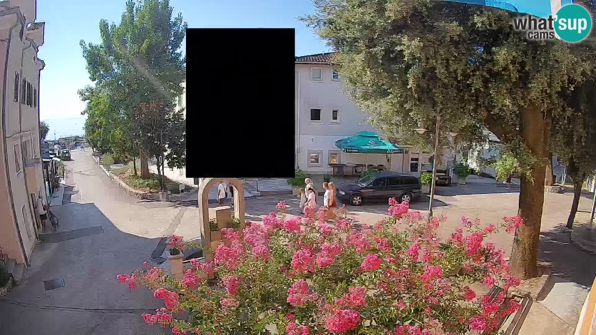 Webcam Mošćenička Draga Zentrum – Liveblick auf das Ortszentrum
