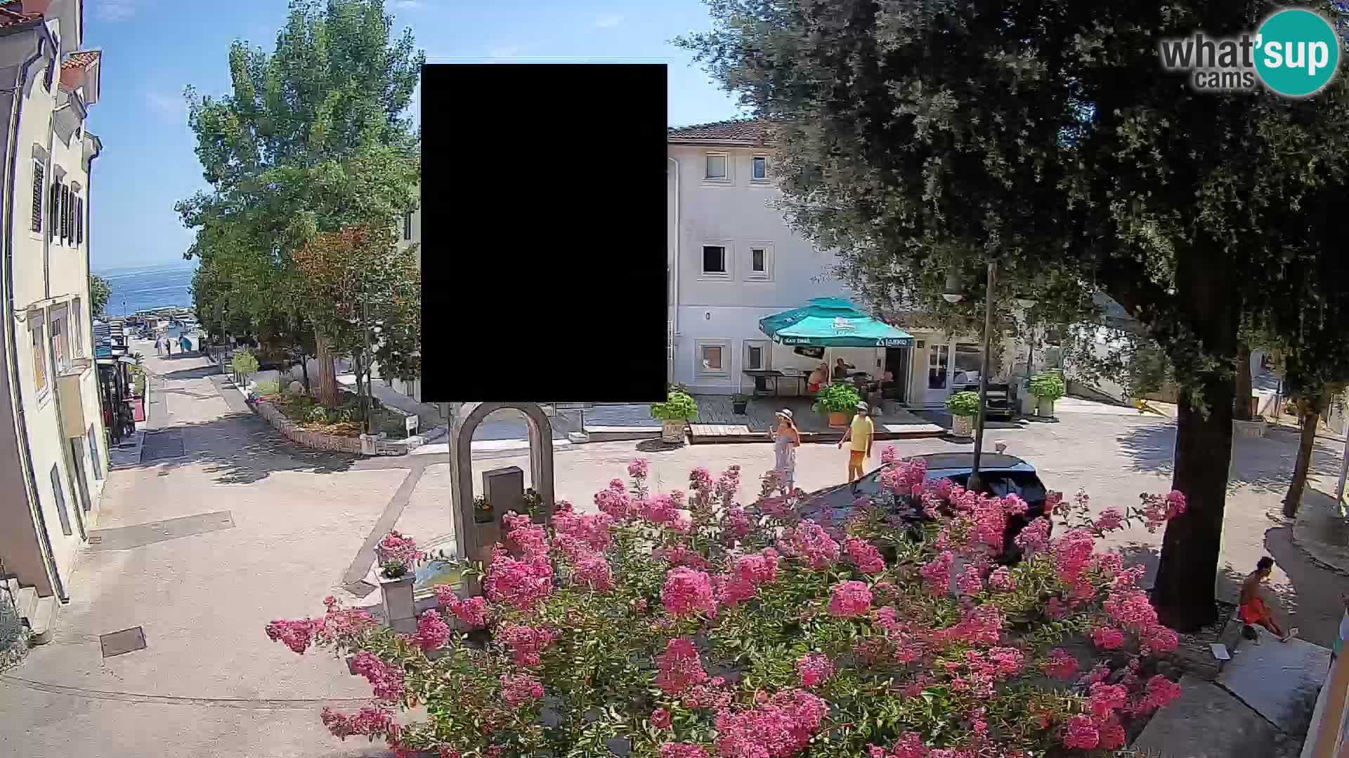 Webcam Mošćenička Draga Zentrum – Liveblick auf das Ortszentrum