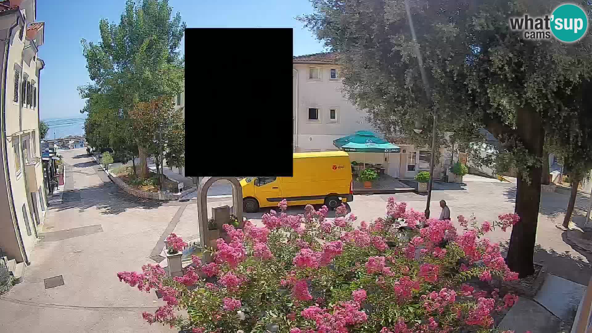 Webcam Mošćenička Draga Zentrum – Liveblick auf das Ortszentrum