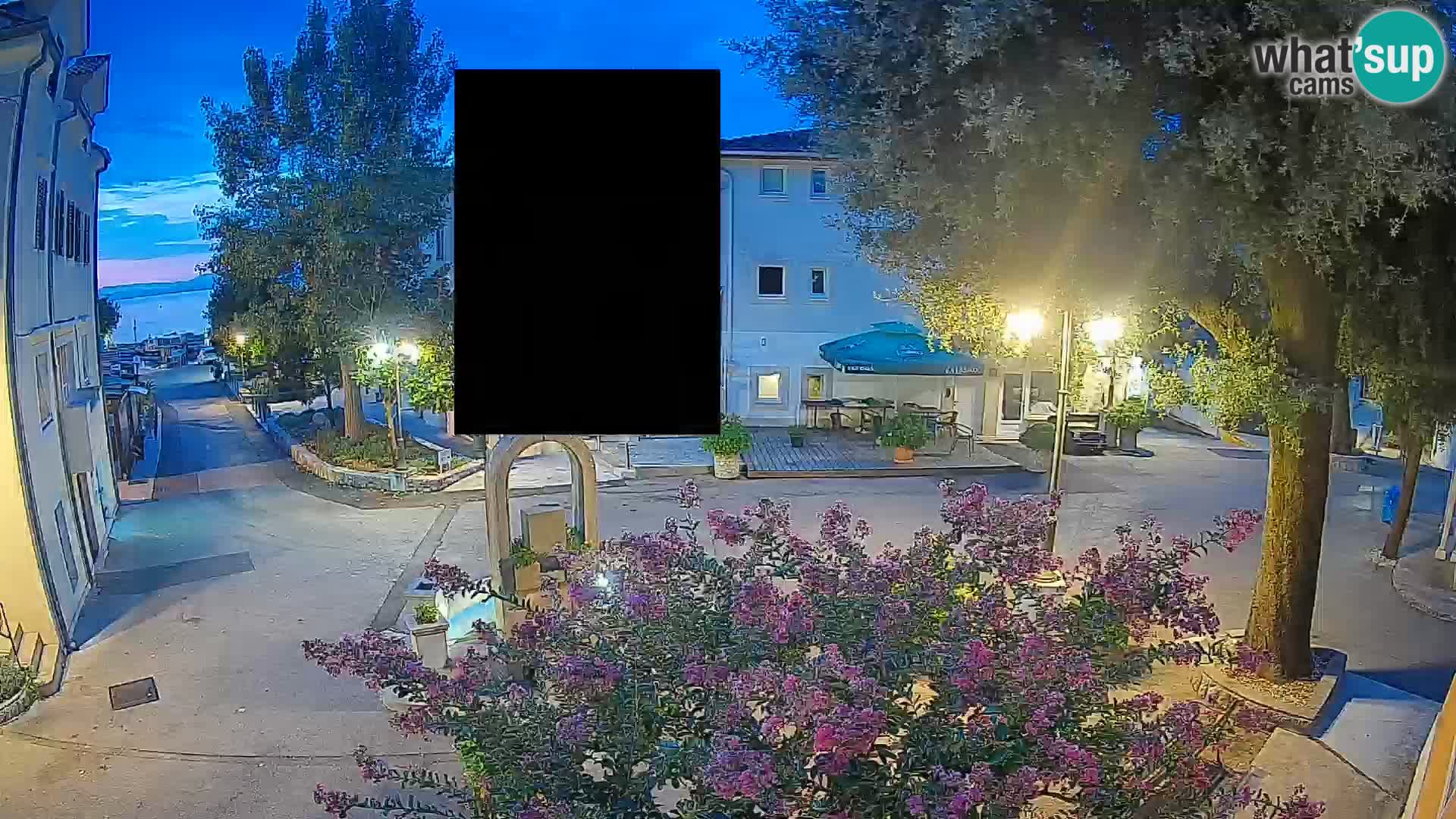 Webcam Mošćenička Draga Center – Live View of the Town Center