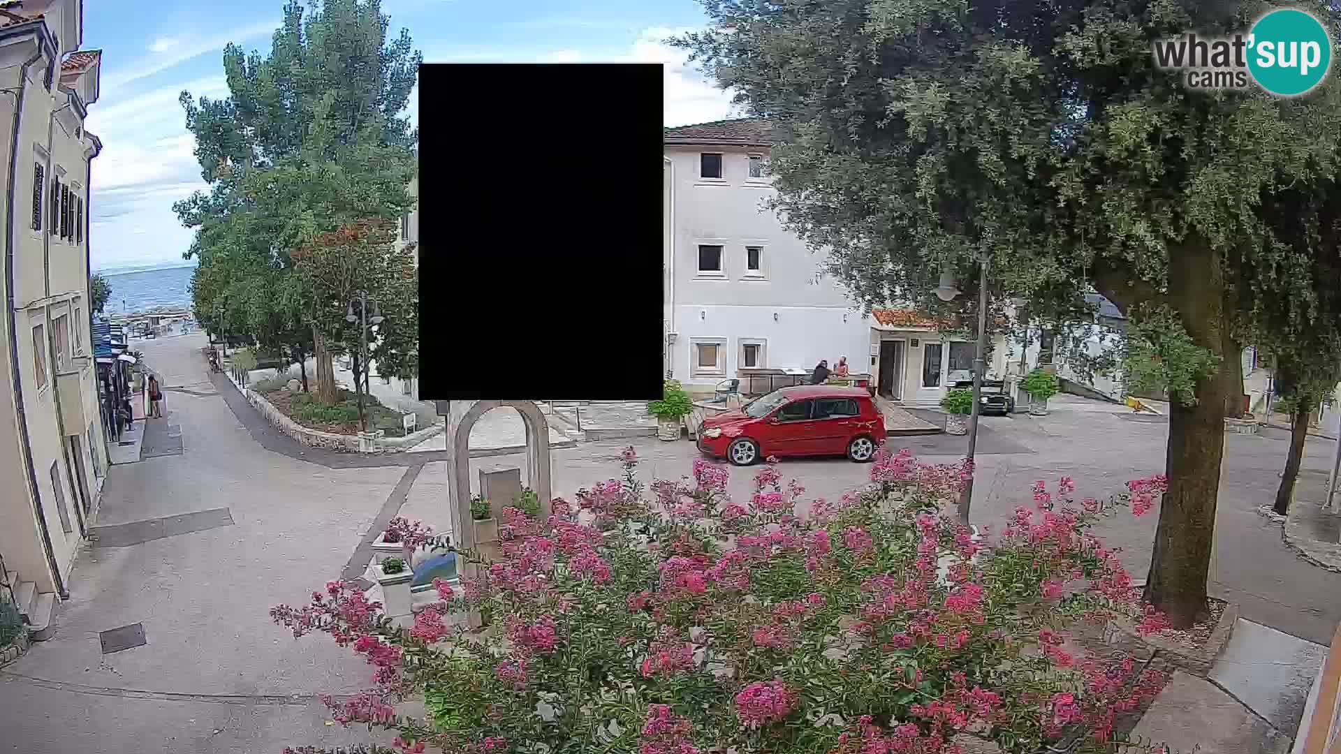 Webcam Mošćenička Draga Zentrum – Liveblick auf das Ortszentrum