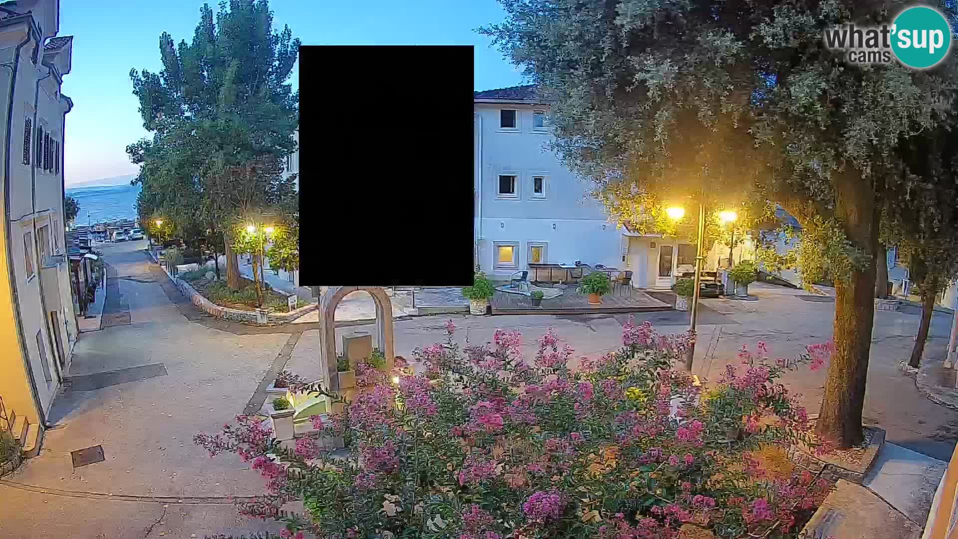Webcam centre de Mošćenička Draga – Vue en direct du centre-ville