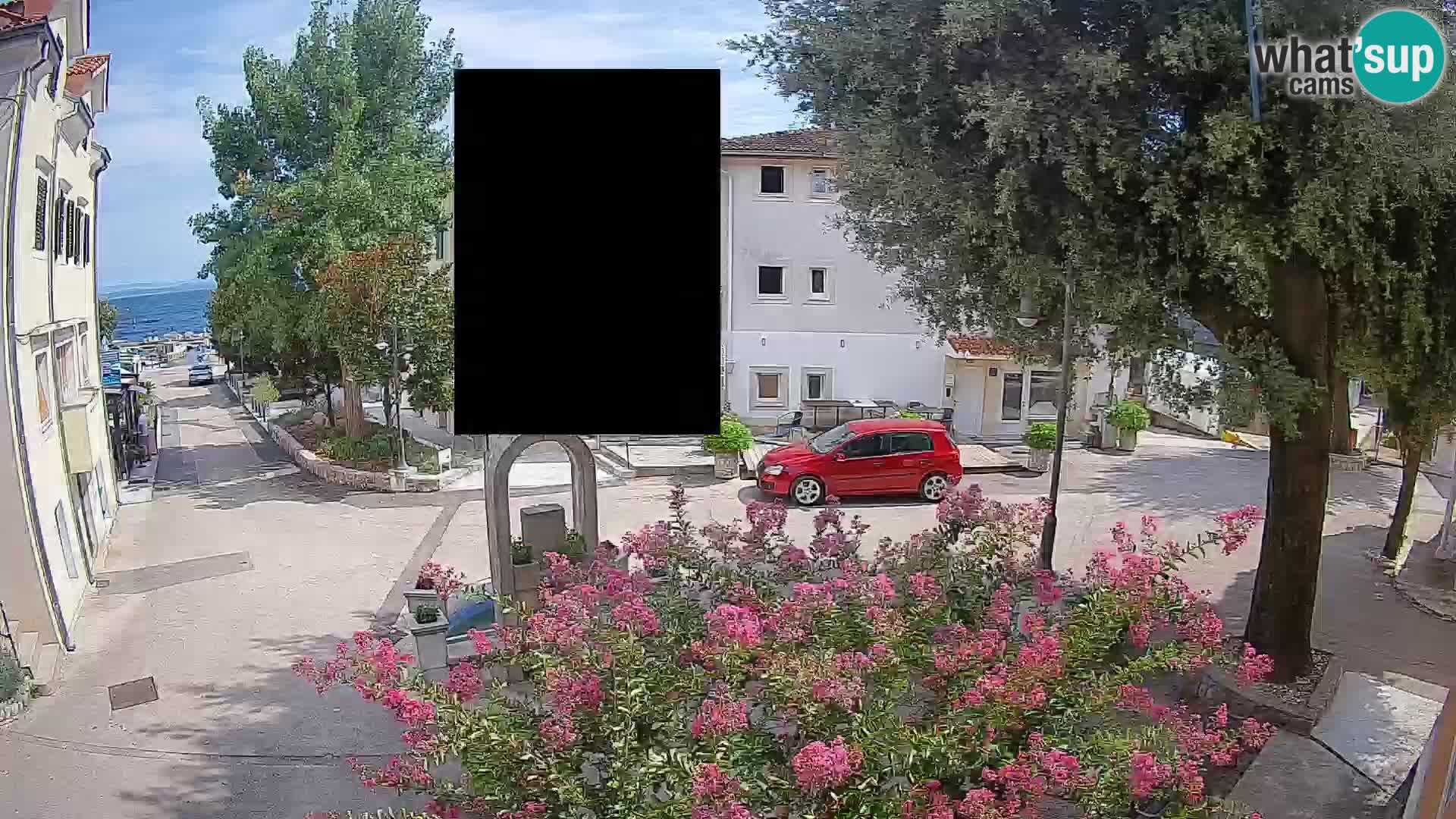 Webcam Centro Draga di Moschiena – Vista live sul centro