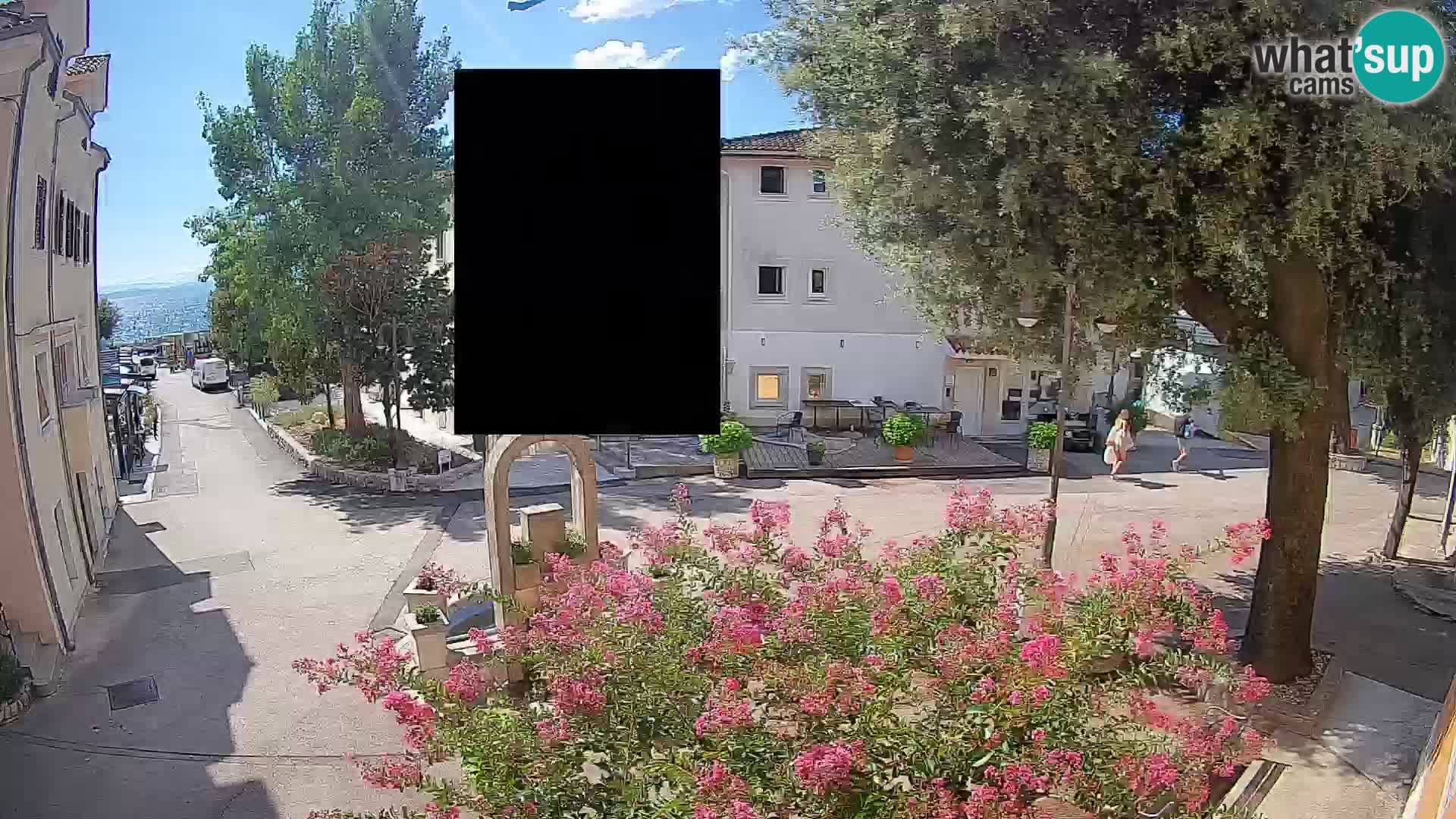 Webcam Mošćenička Draga Zentrum – Liveblick auf das Ortszentrum