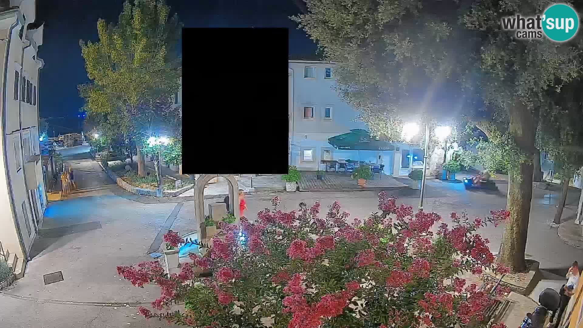 Webcam Mošćenička Draga Center – Live View of the Town Center