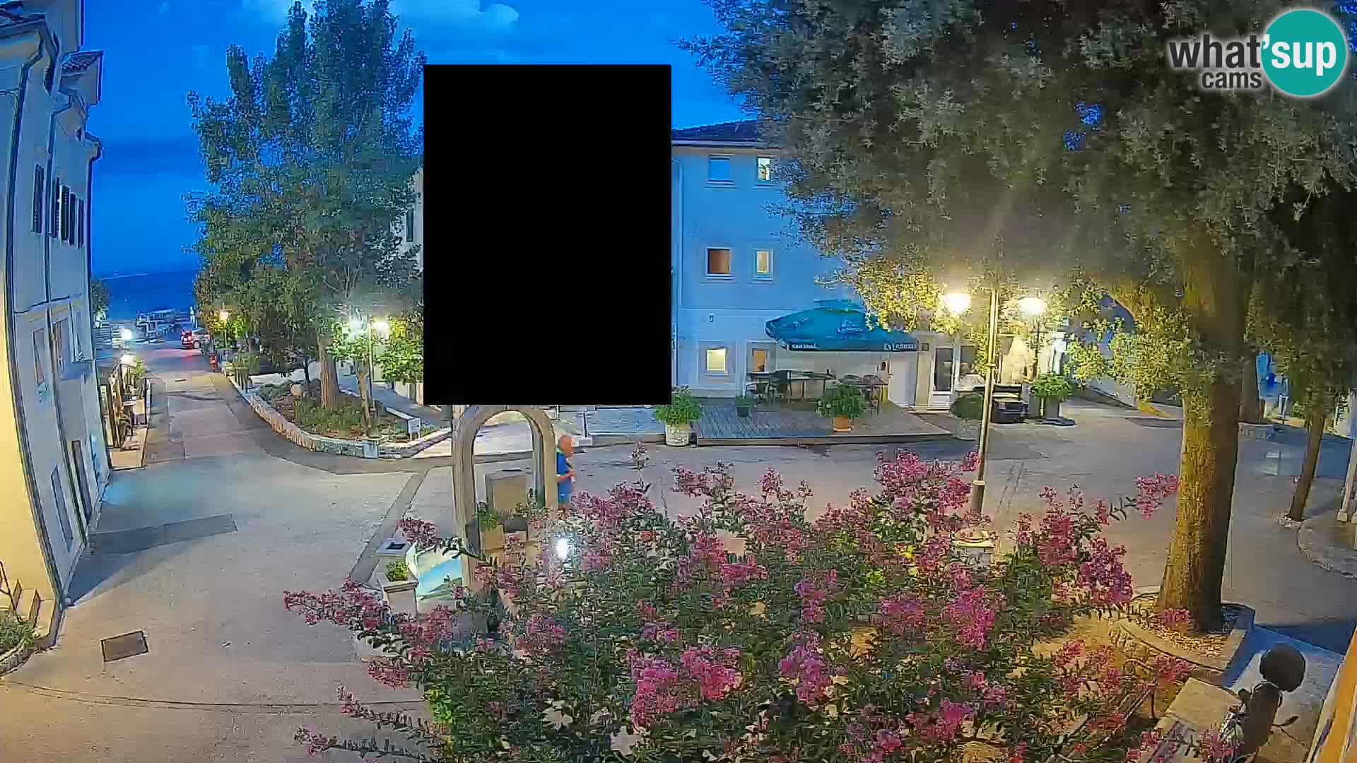 Webcam Mošćenička Draga Center – Live View of the Town Center