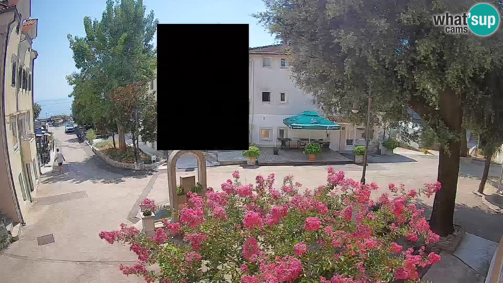Webcam Mošćenička Draga Zentrum – Liveblick auf das Ortszentrum