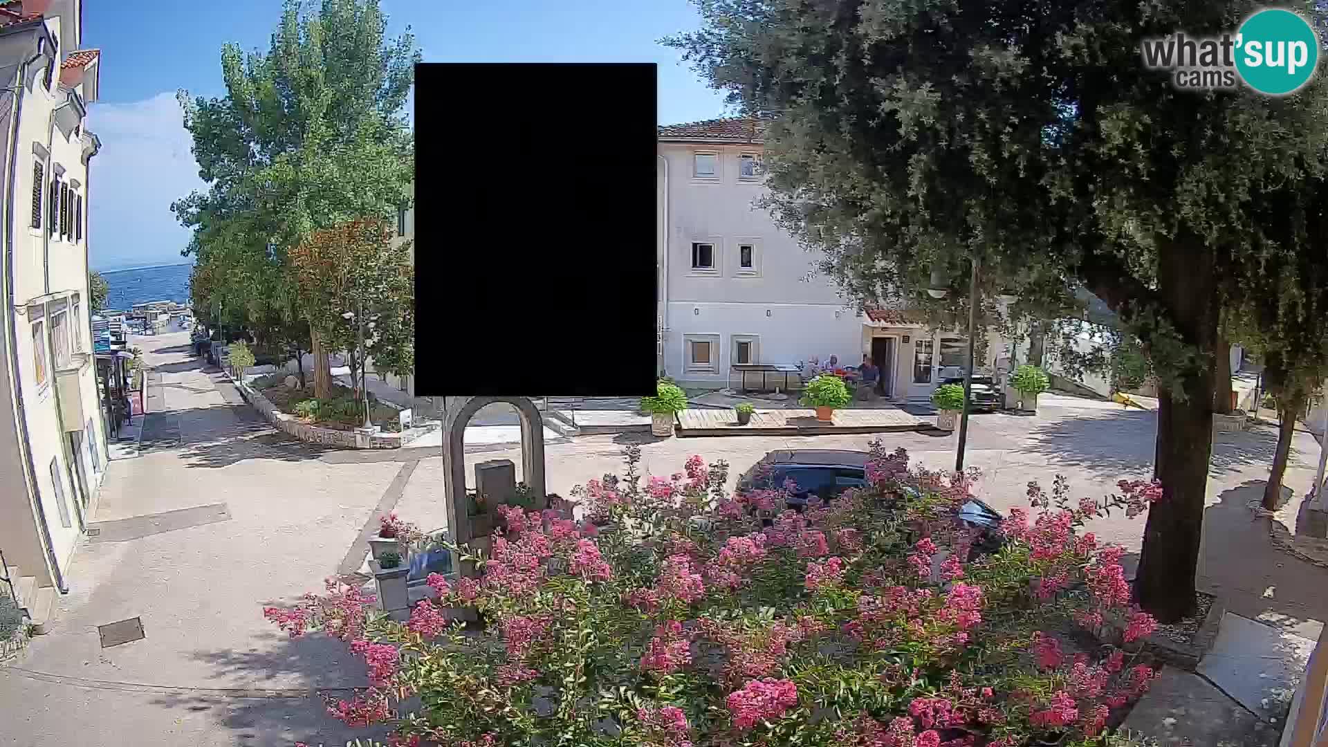 Webcam Mošćenička Draga Zentrum – Liveblick auf das Ortszentrum