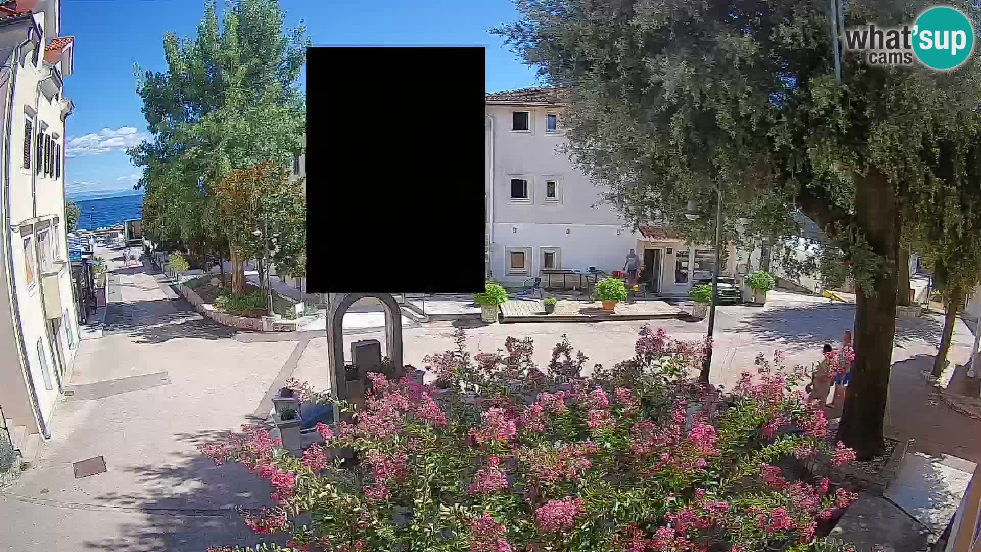 Webcam Centro Draga di Moschiena – Vista live sul centro
