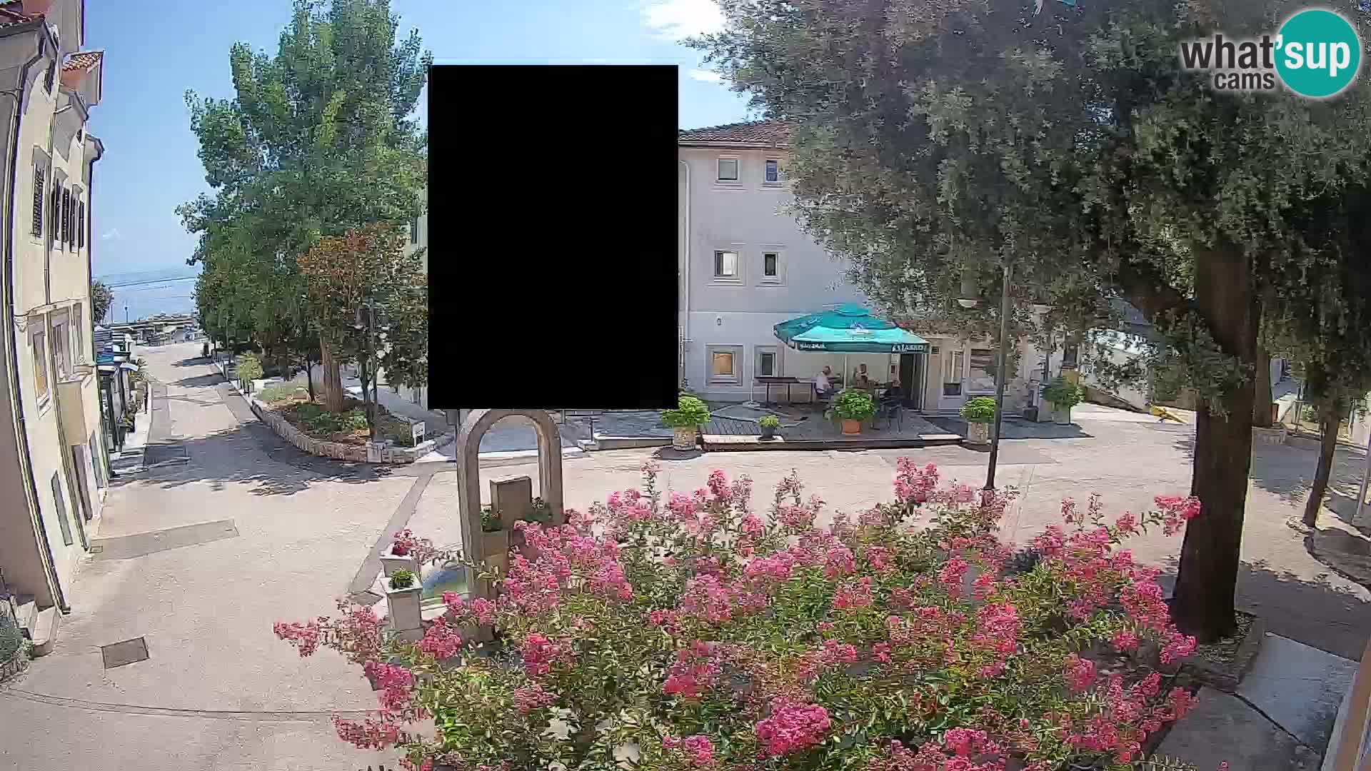 Webcam Centro Draga di Moschiena – Vista live sul centro