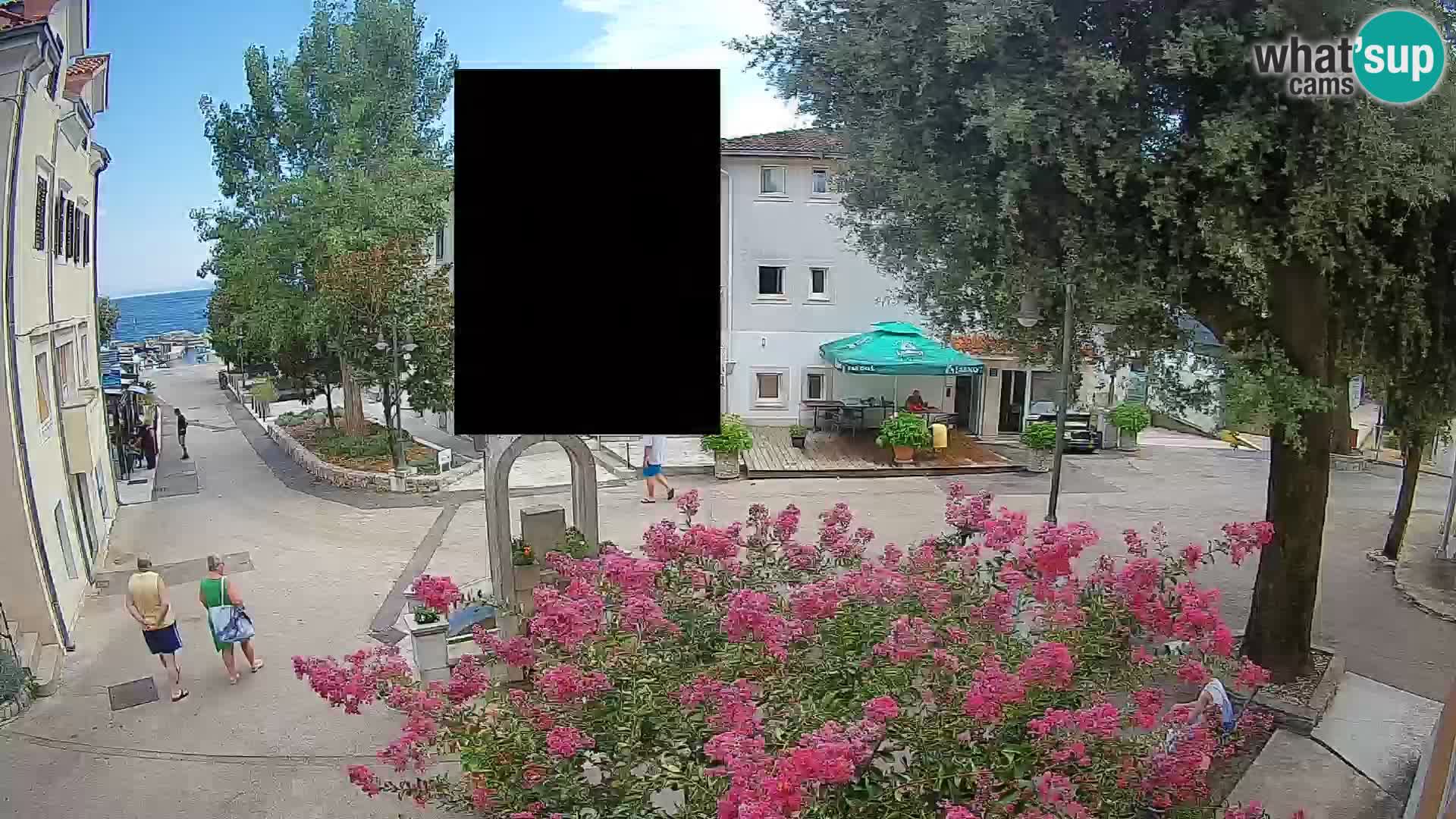 Web kamera centar Mošćeničke Drage – Pogled uživo