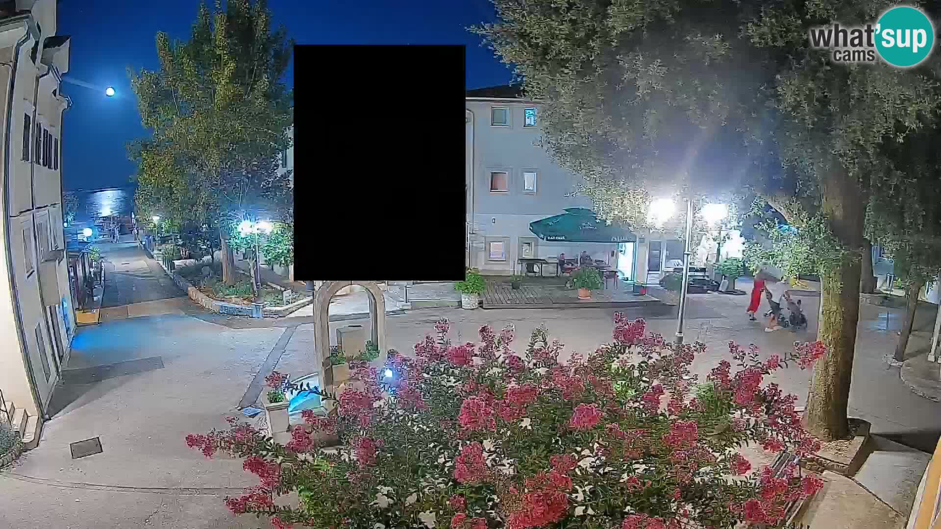 Webcam Centre de Mošćenička Draga – Vue en direct du centre-ville