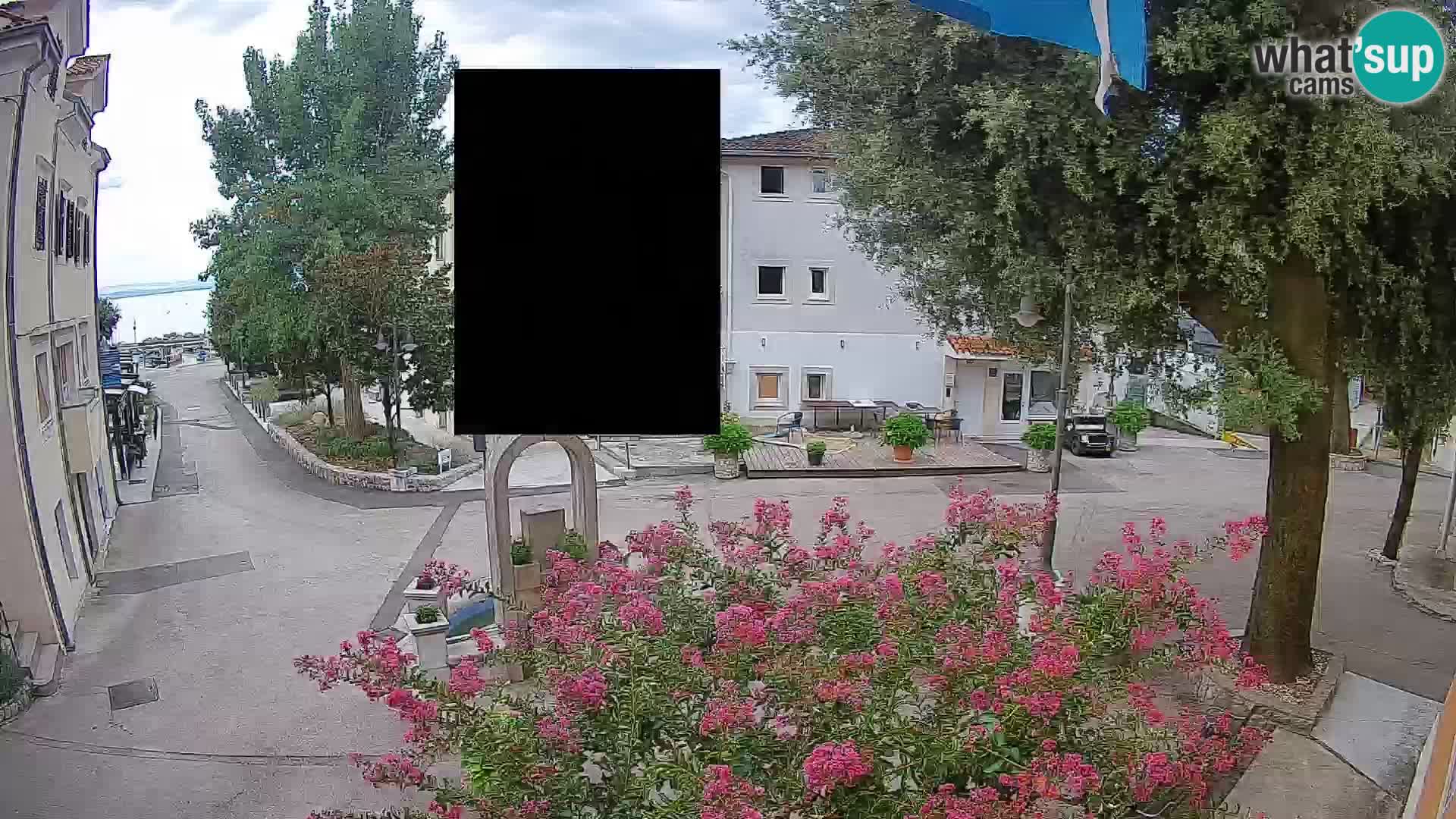 Webcam Centro Draga di Moschiena – Vista live sul centro