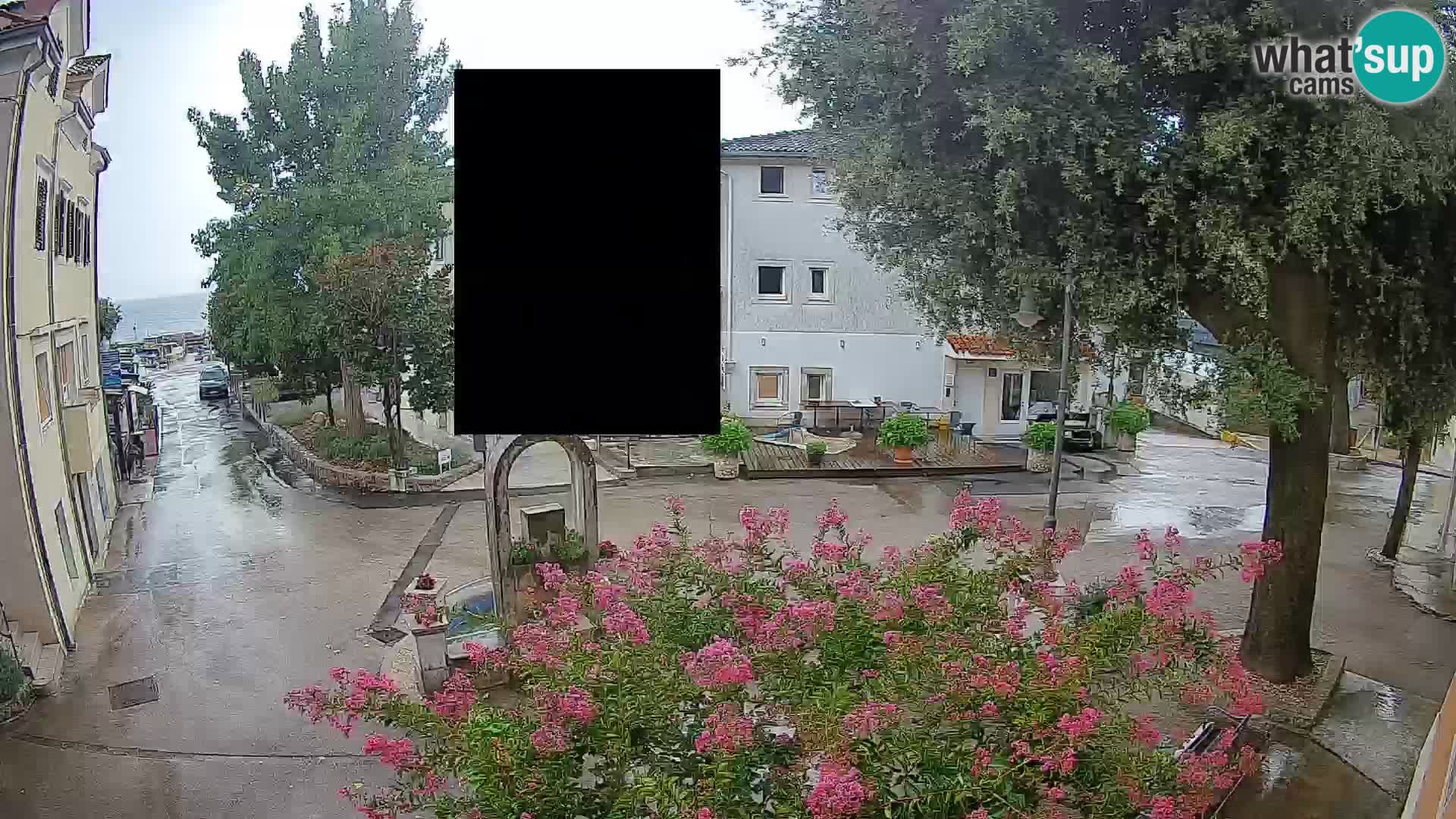 Webcam Mošćenička Draga Center – Live View of the Town Center