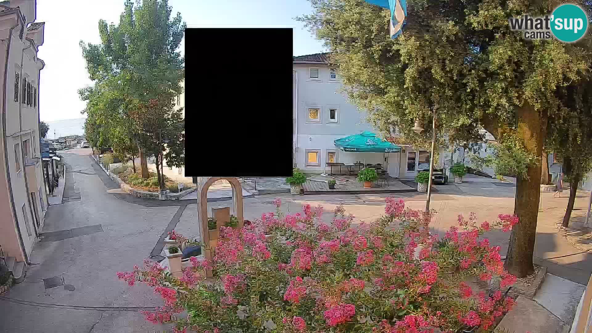 Webcam Mošćenička Draga Zentrum – Liveblick auf das Ortszentrum