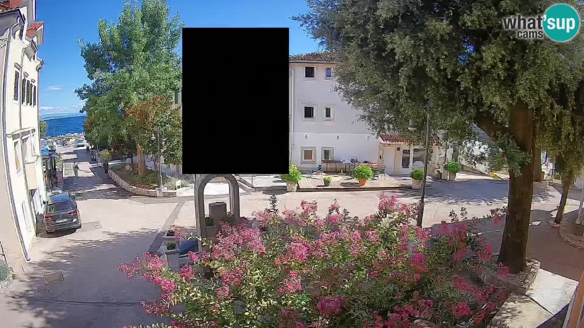 Webcam Mošćenička Draga Center – Live View of the Town Center