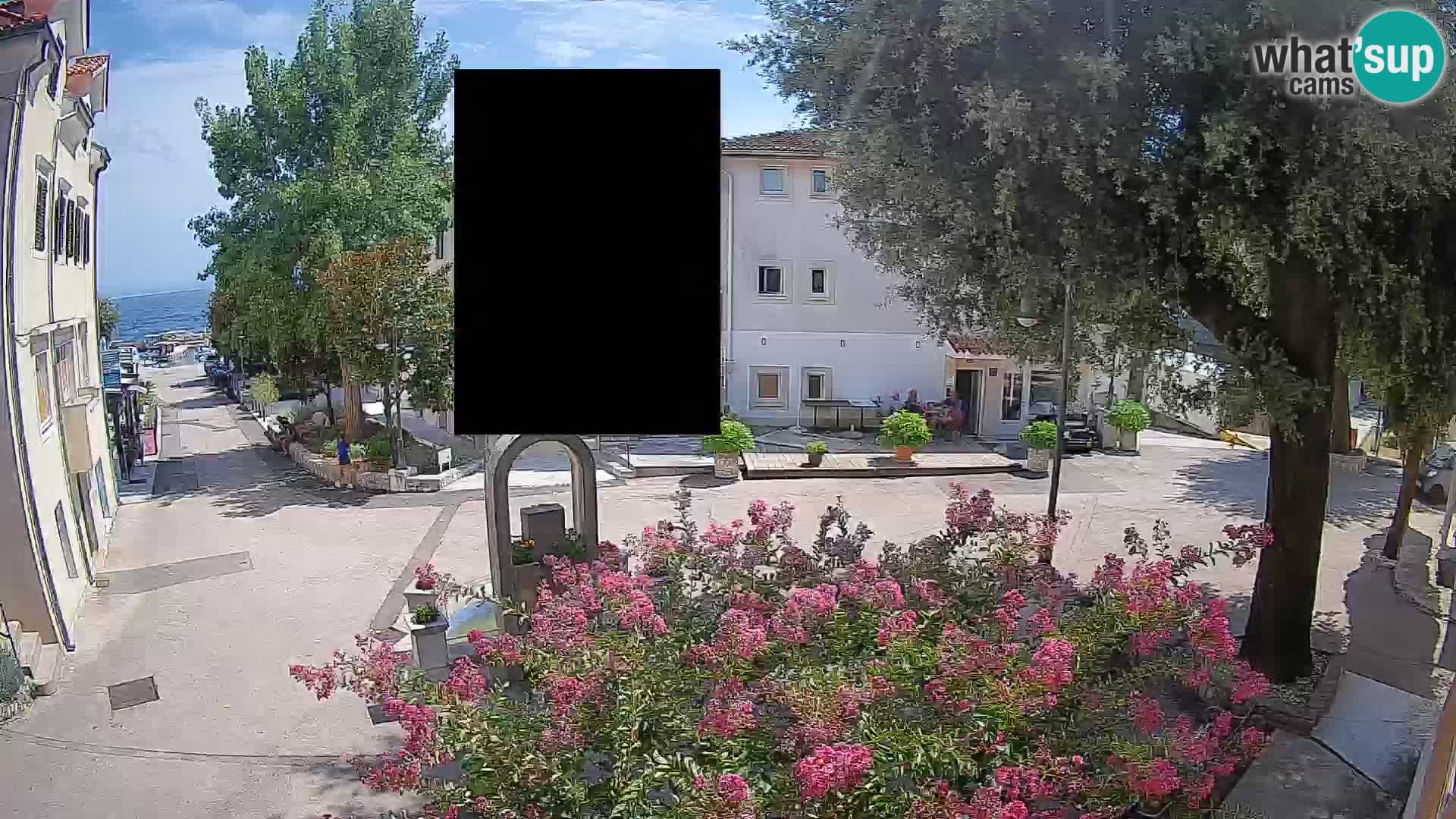 Webcam Mošćenička Draga Zentrum – Liveblick auf das Ortszentrum