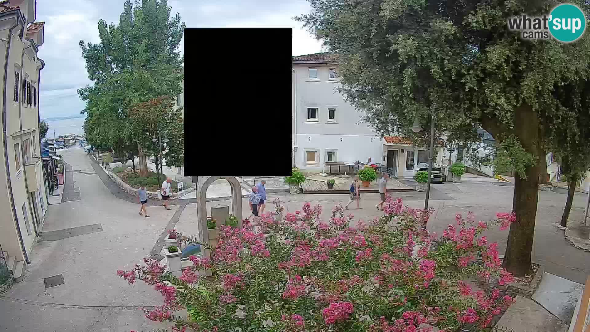 Webcam Centro Draga di Moschiena – Vista live sul centro