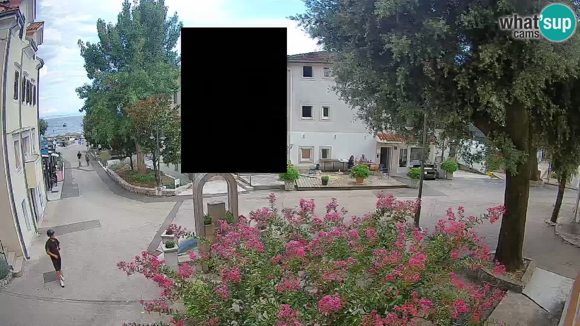 Web kamera centar Mošćeničke Drage – Pogled uživo